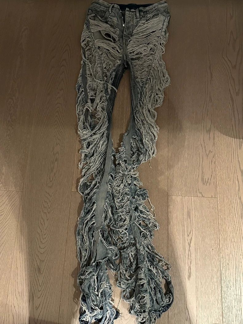 Rick Owens Rick Owens 23 FW Erosive Damage Pants Size US 29 - 2 Thumbnail