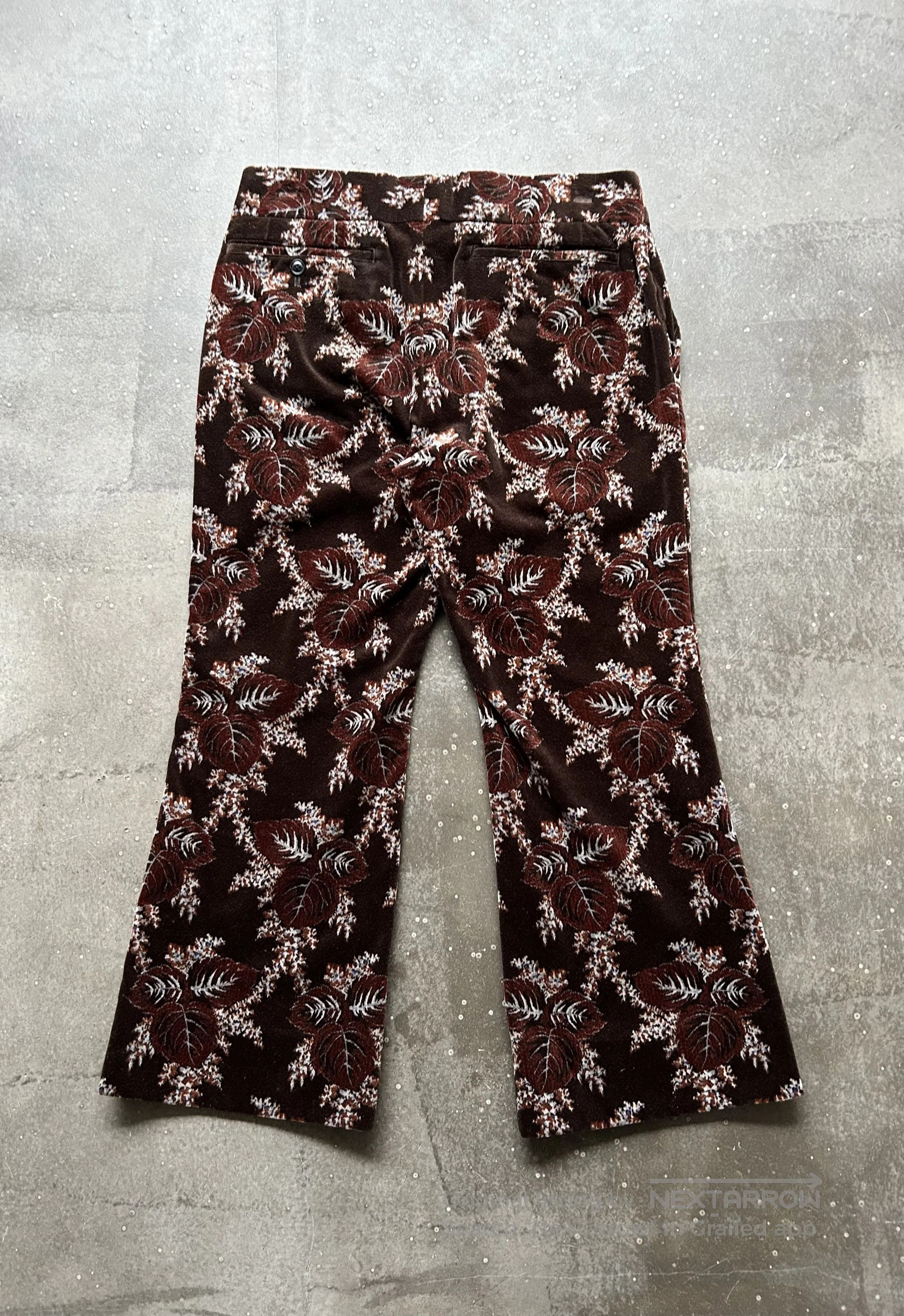 Comme des Garcons floral patterned cropped pants by Comme des Garçons. Size US 34 / EU 50 - 2 Thumbnail