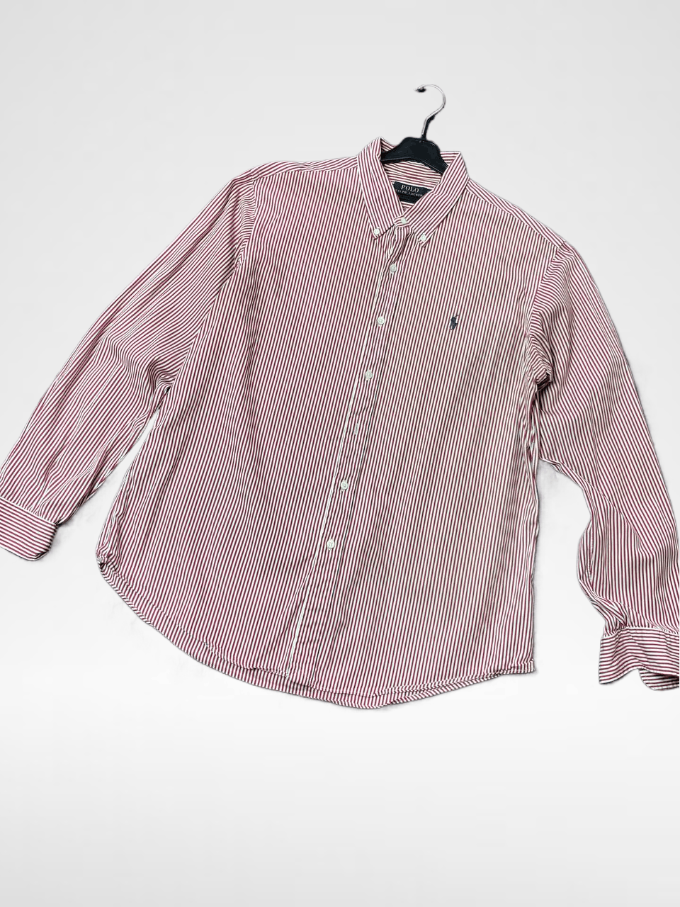 Polo Ralph Lauren Striped Print Shirt Y2K Polo Ralph Lauren Size US XL / EU 56 / 4 - 1 Thumbnail