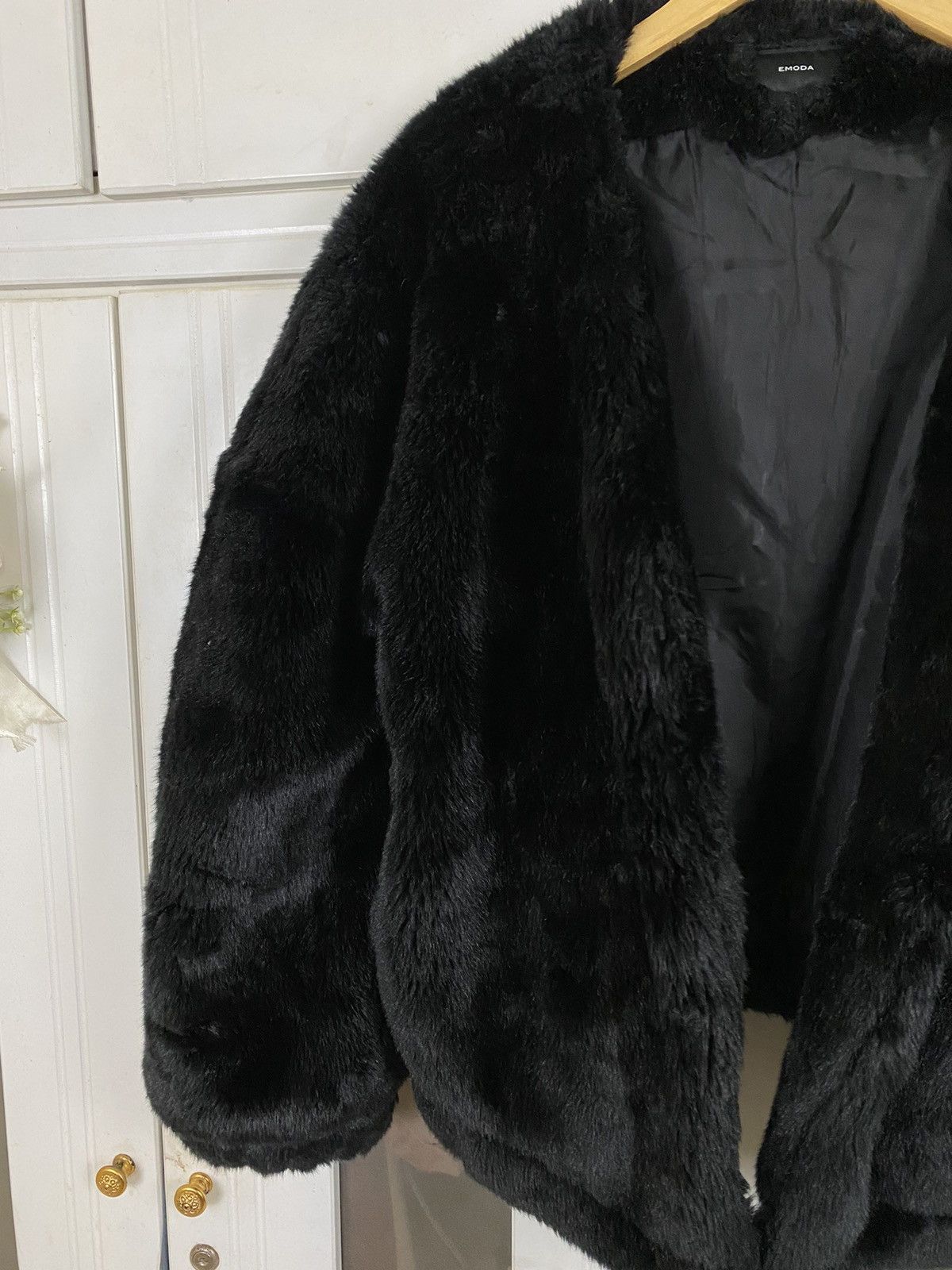 Vintage Vintage Mink Fur Coat Emoda Black Fur Size L / US 10 / IT 46 - 3 Thumbnail
