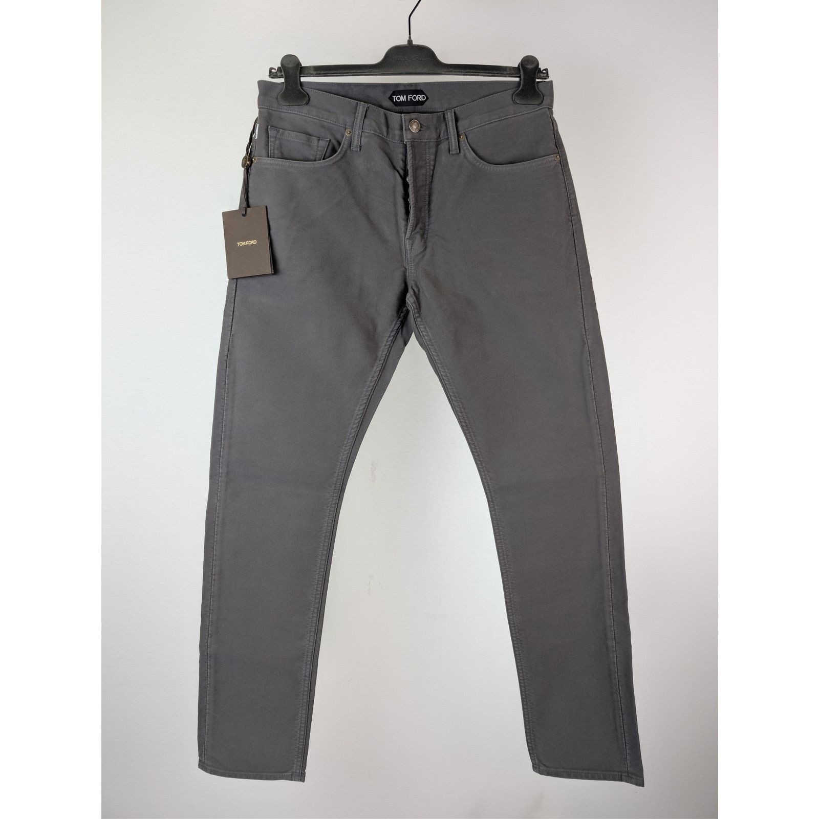 Tom Ford o1rshd1 Slim Fit Denim Jeans in Grey Size US 34 / EU 50 - 9 Thumbnail