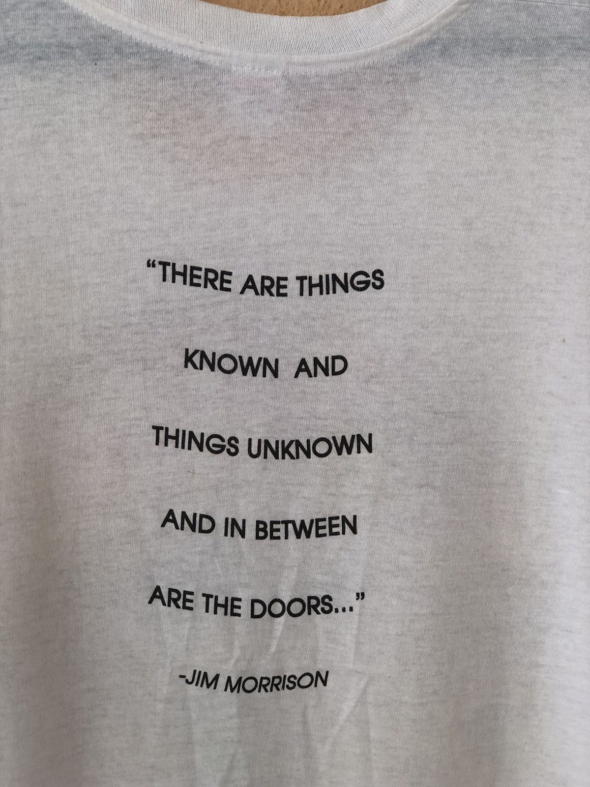 Band Tees × Vintage Vintage 90s AN OLIVER STONE Film the doors Size US L / EU 52-54 / 3 - 12 Thumbnail