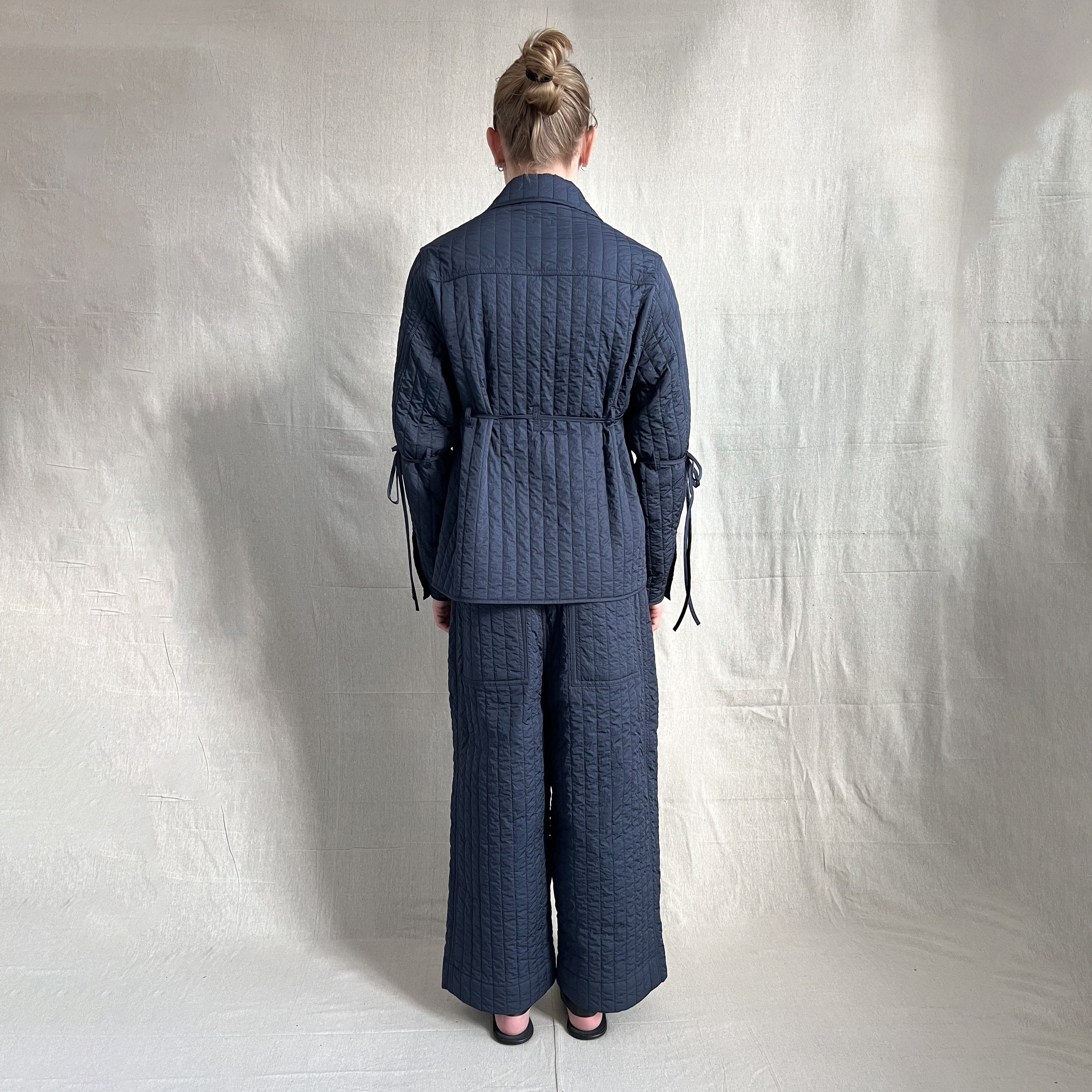 Craig Green S/S16 Runway Two-Piece Navy Quilted Nylon Work Suit Size 38R - 7 Thumbnail