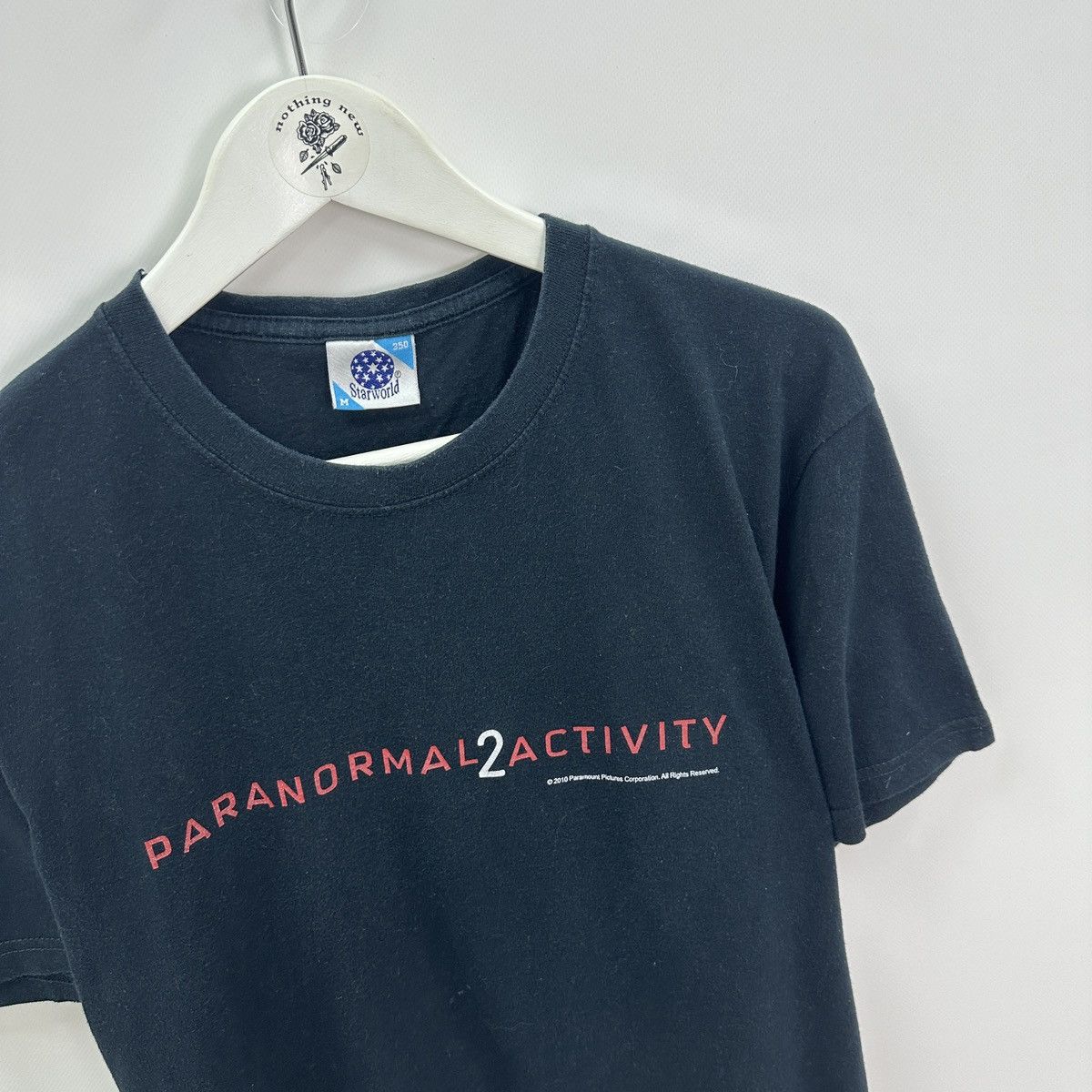 Vintage Vintage 00s Paranormal Activity 2 Horror promo tee y2k movie Size US M / EU 48-50 / 2 - 4 Thumbnail