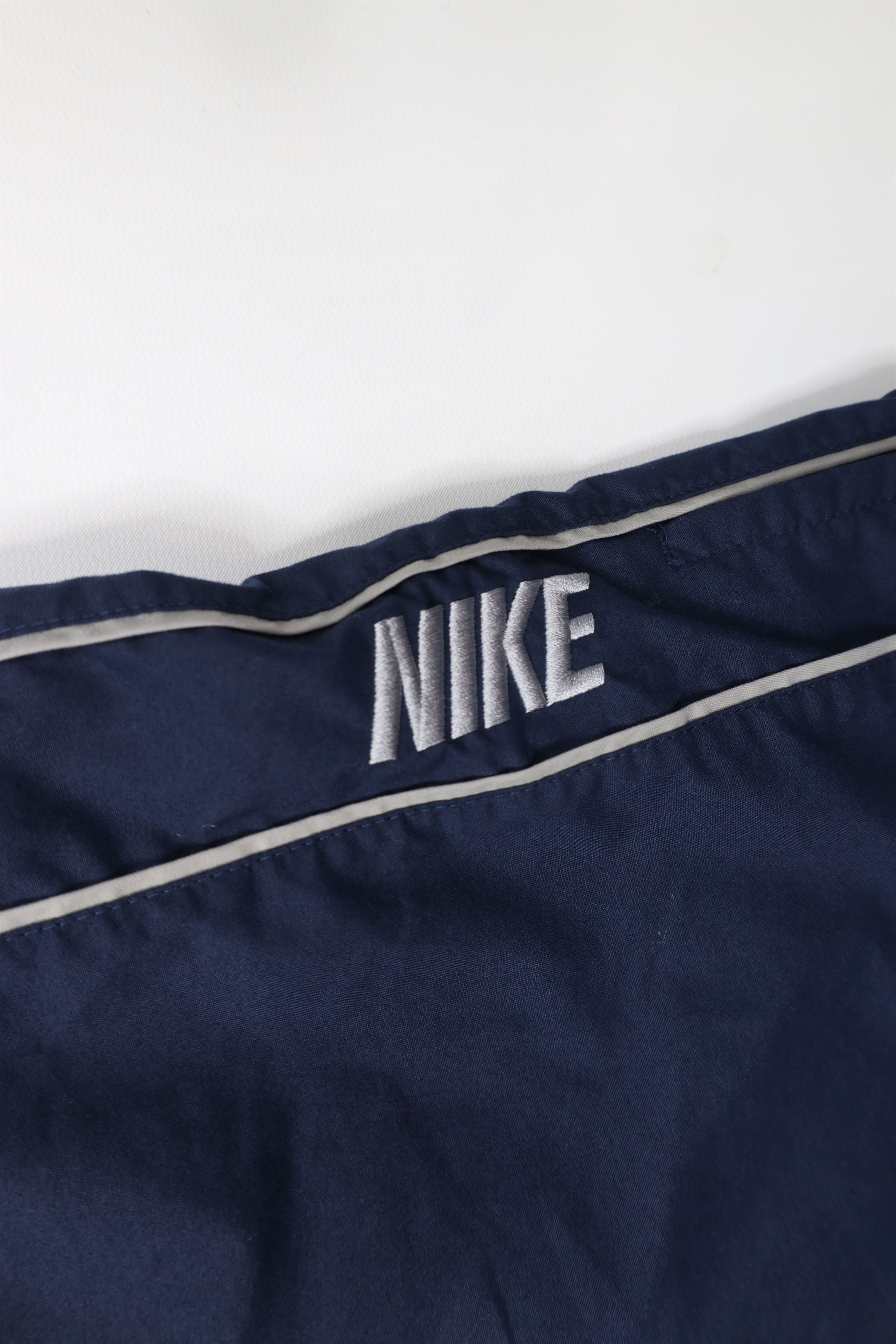 Nike Vintage Nike Scott Mini Swoosh Lined Wide Leg Pants Blue Size US 34 / EU 50 - 5 Thumbnail