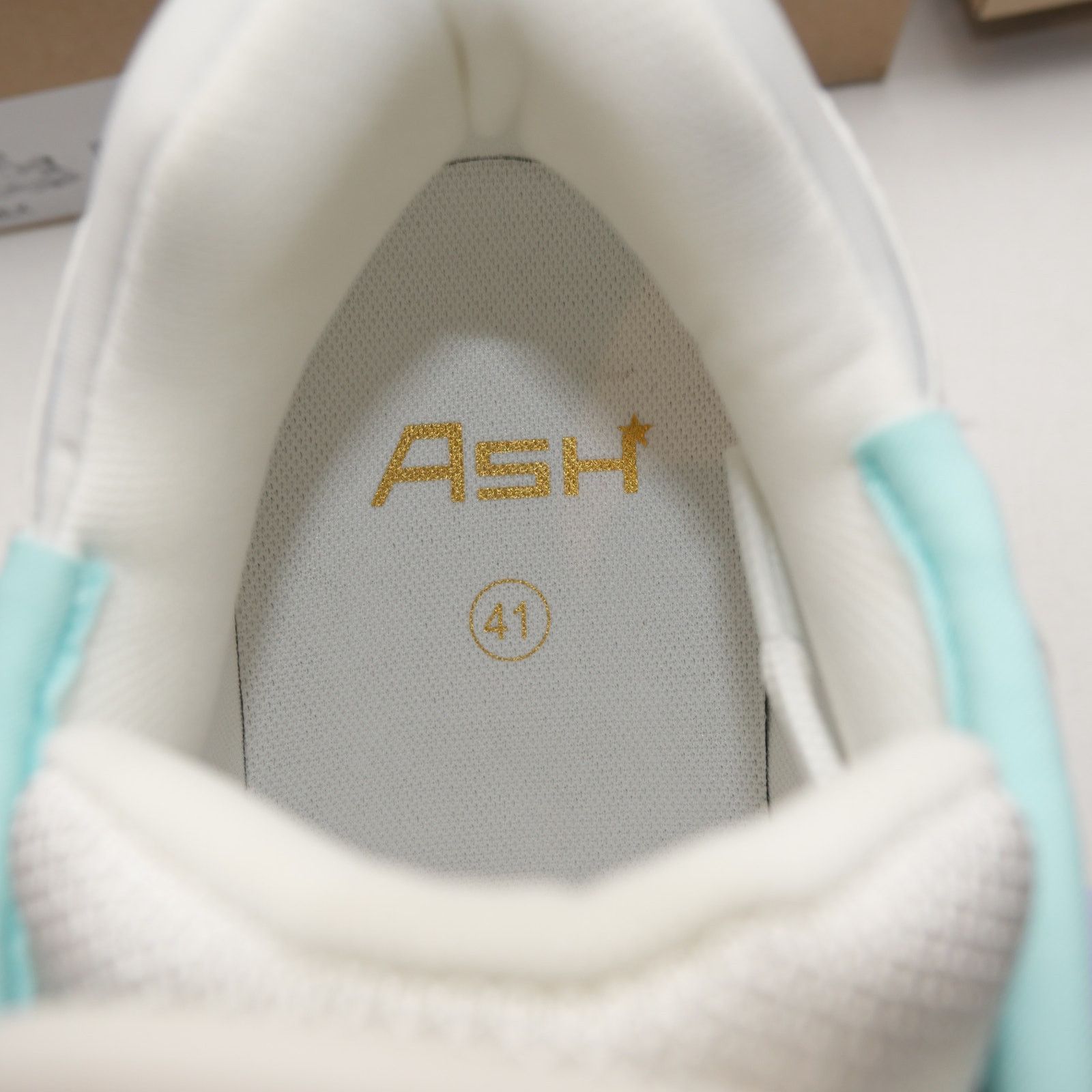 ASH NEW Ash Women's 7 Race Fion Sneakers White Hype Mint Black Size US 11 / IT 41 - 11 Thumbnail