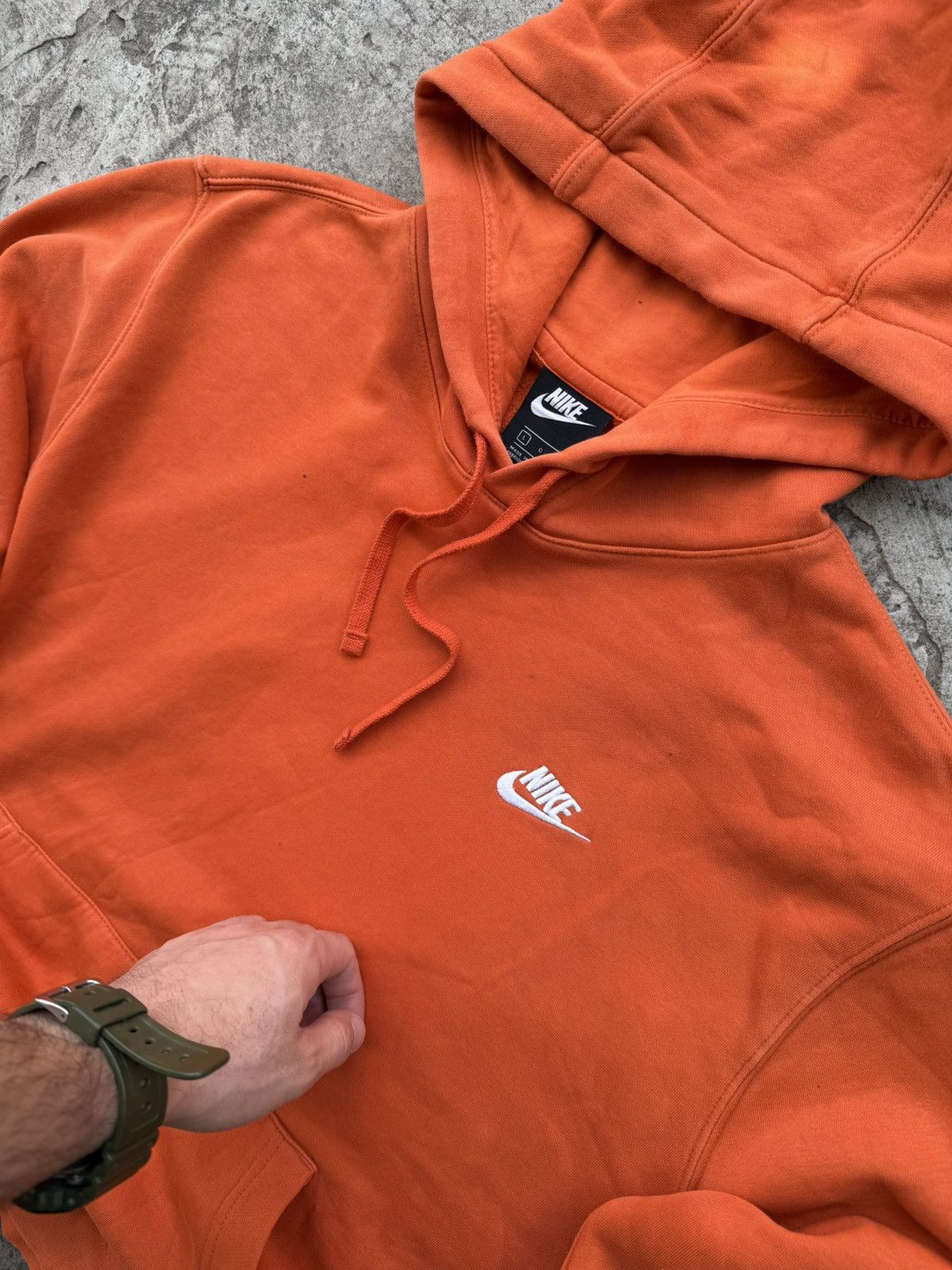 Nike Nike Y2k Baggy Streetwear Sk8 Rap Hip Hop Drill Hoodie Size US L / EU 52-54 / 3 - 6 Thumbnail
