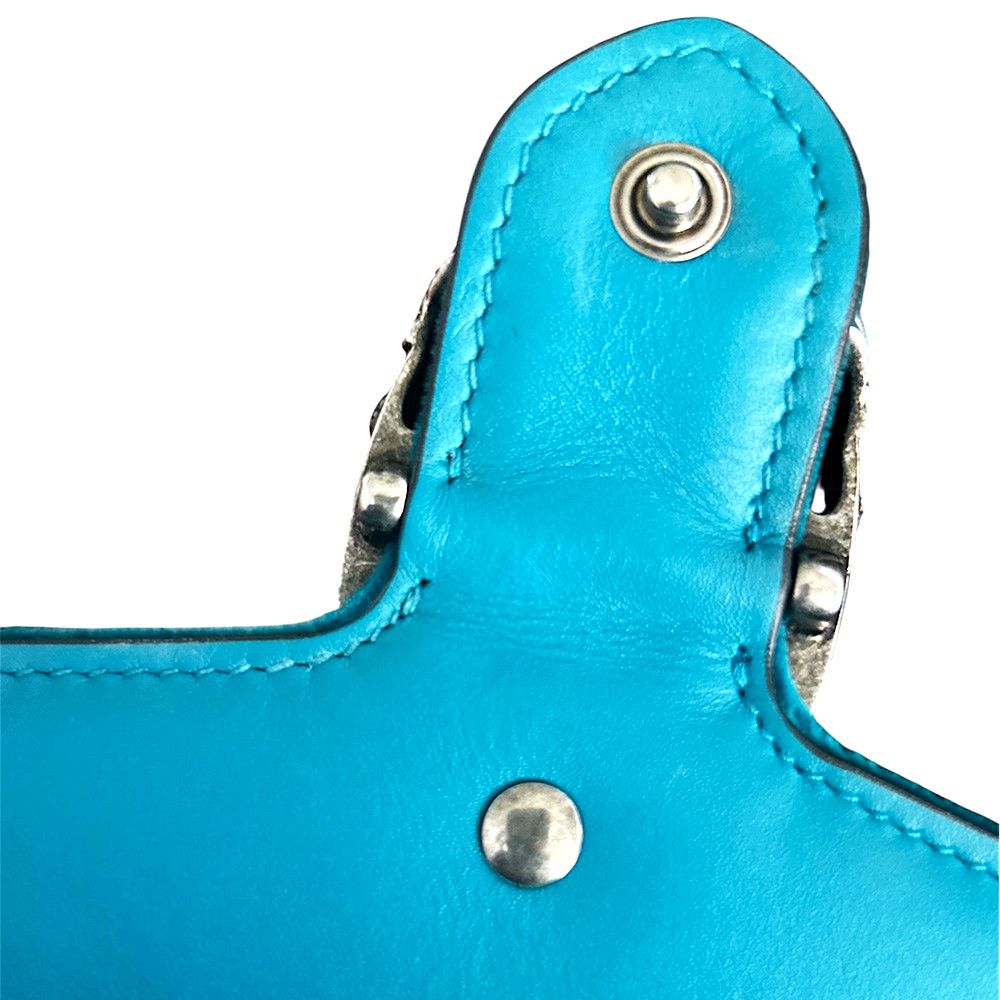 Gucci GUCCI Velvet Super Mini Dionysus Shoulder Bag Peacock Blue Size ONE SIZE - 5 Thumbnail