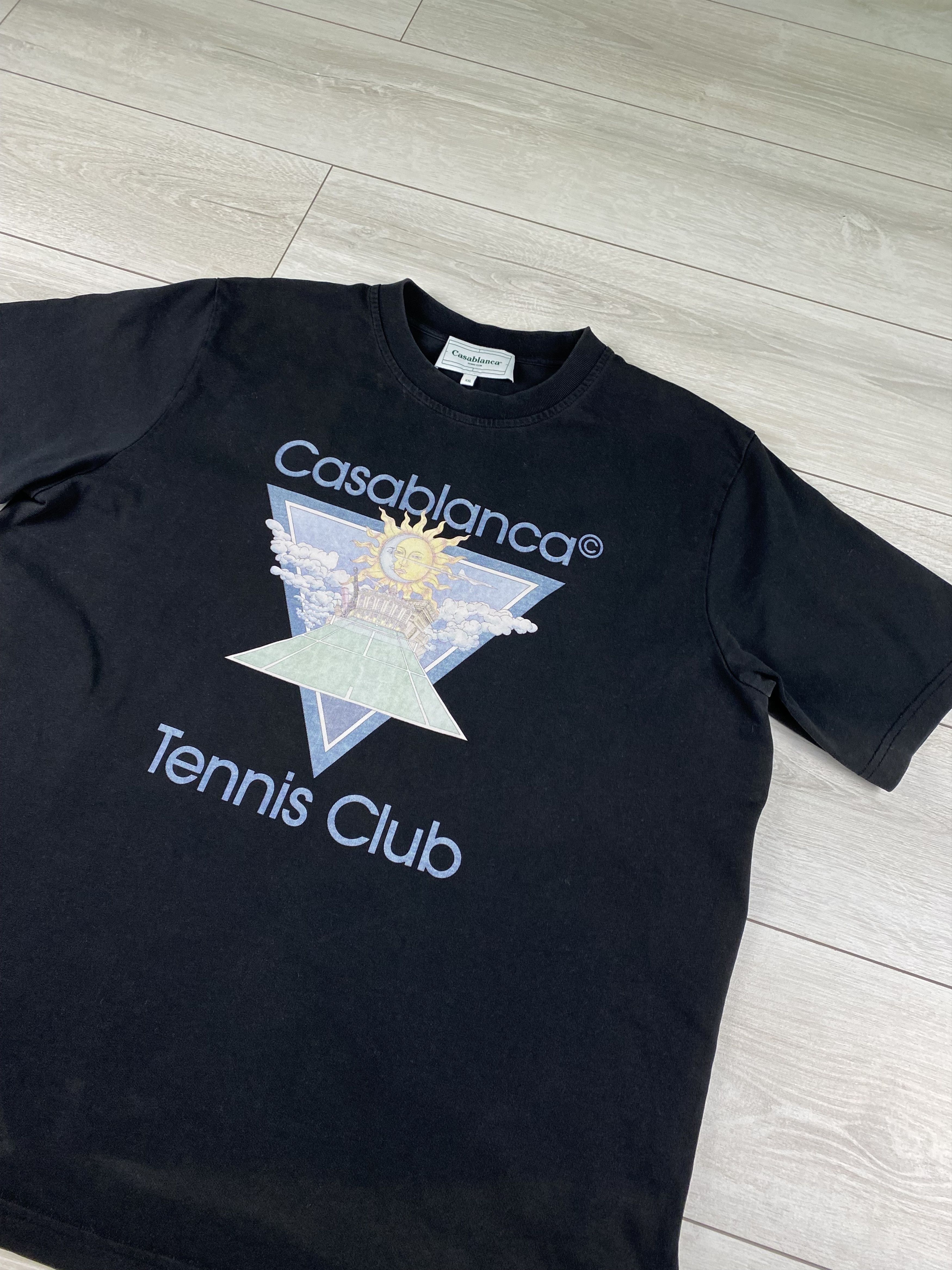 Casablanca Vintage Casablanca Tennis Club T-shirt Black XL-XXL Size US XL / EU 56 / 4 - 4 Thumbnail