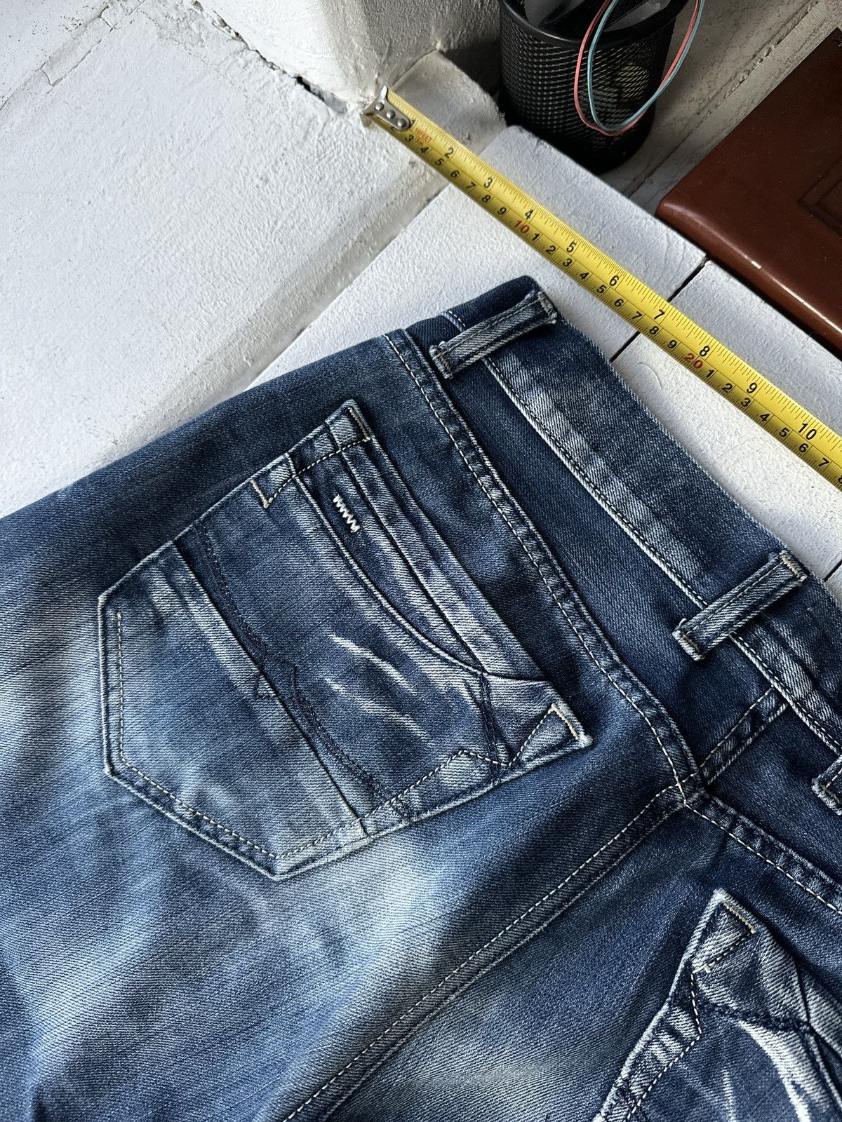 Diesel 🚨 RARE DIESEL MEN DENIM JEANS AVANT GARDE IFSIXWASNINE Y2K Size US 32 / EU 48 - 12 Thumbnail