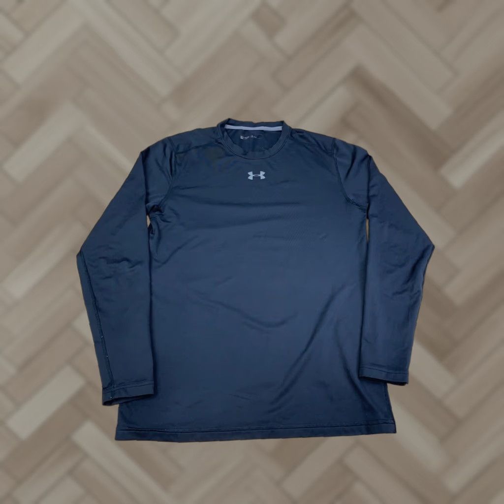 Under Armour Under armour ColdGear Long Sleeve Shirt Mens M Black Pullover Activewear 10394 Size US M / EU 48-50 / 2 - 1 Thumbnail