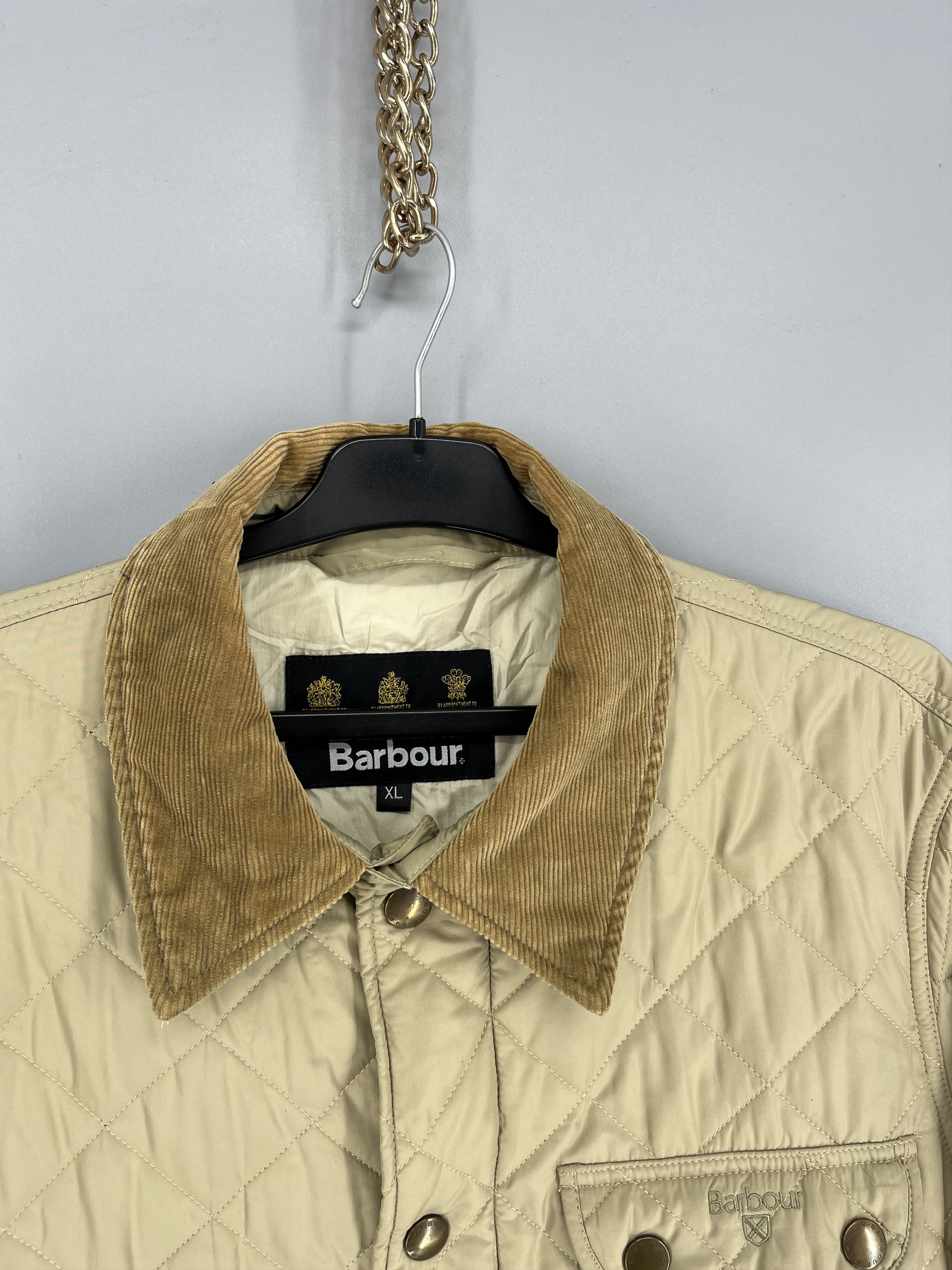Barbour Barbour Barnett Quilt Jacket Mens XL Beige Quilted Corduroy Size US XL / EU 56 / 4 - 7 Thumbnail