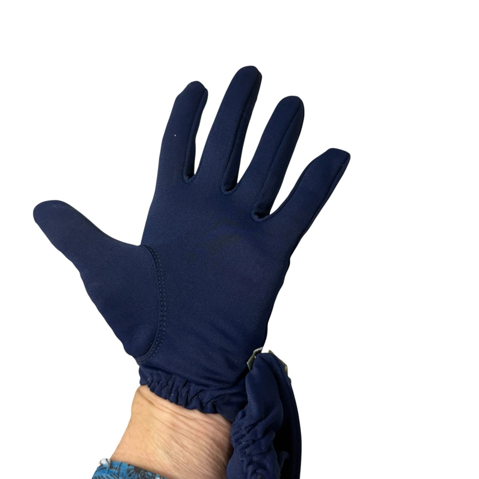 Vintage NWT Vintage 1960s Kayser Nylon Wrist Gloves XS Size ONE SIZE - 3 Thumbnail
