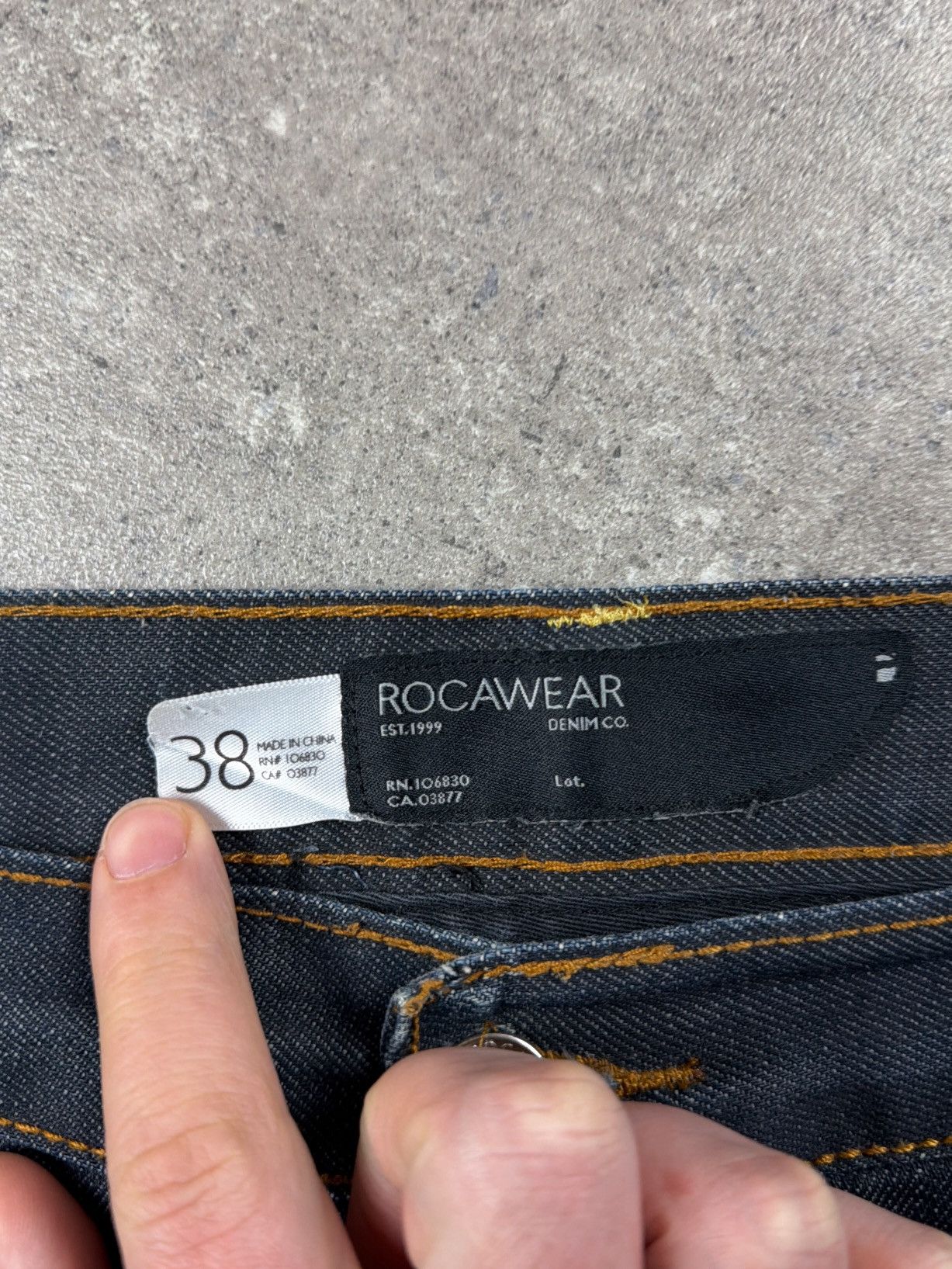 Rocawear Crazy vintage y2k rocawear baggy faded evisu style jeans Size US 38 / EU 54 - 4 Thumbnail