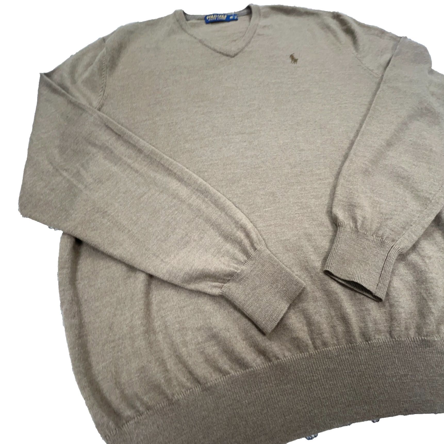 Polo Ralph Lauren Polo Ralph Lauren Polo Golf Sweater Men XL Brown Merino Wool V-Neck Pullover Size US XL / EU 56 / 4 - 5 Thumbnail