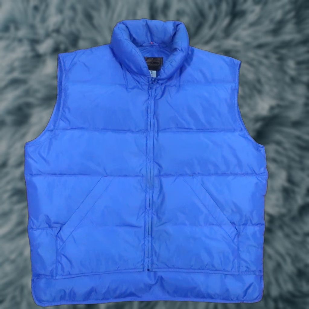 Eddie Bauer VINTAGE Eddie Bauer Down Puffer Vest Mens M Blue Pockets Full Zip Goose Fill Size US M / EU 48-50 / 2 - 1 Thumbnail