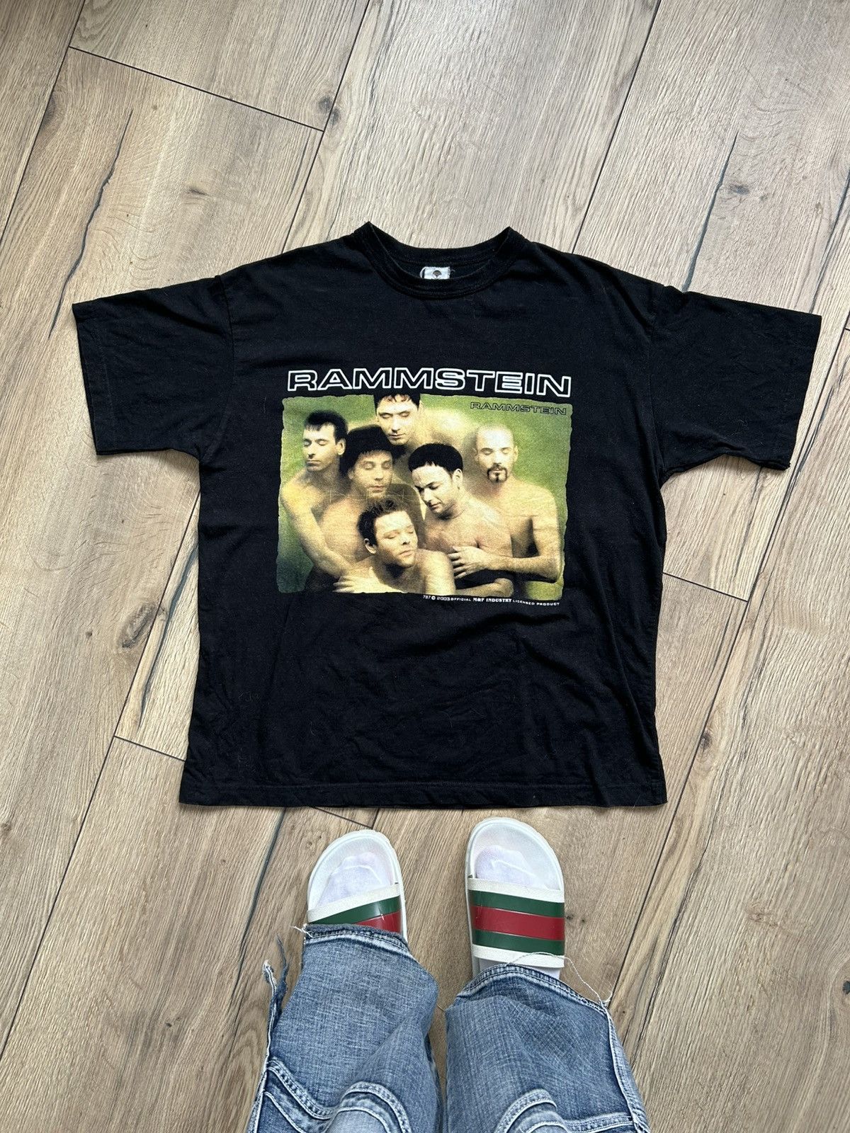 Band Tees crazy vintage merch rammstein t-shirt rock band Size US M / EU 48-50 / 2 - 1 Thumbnail