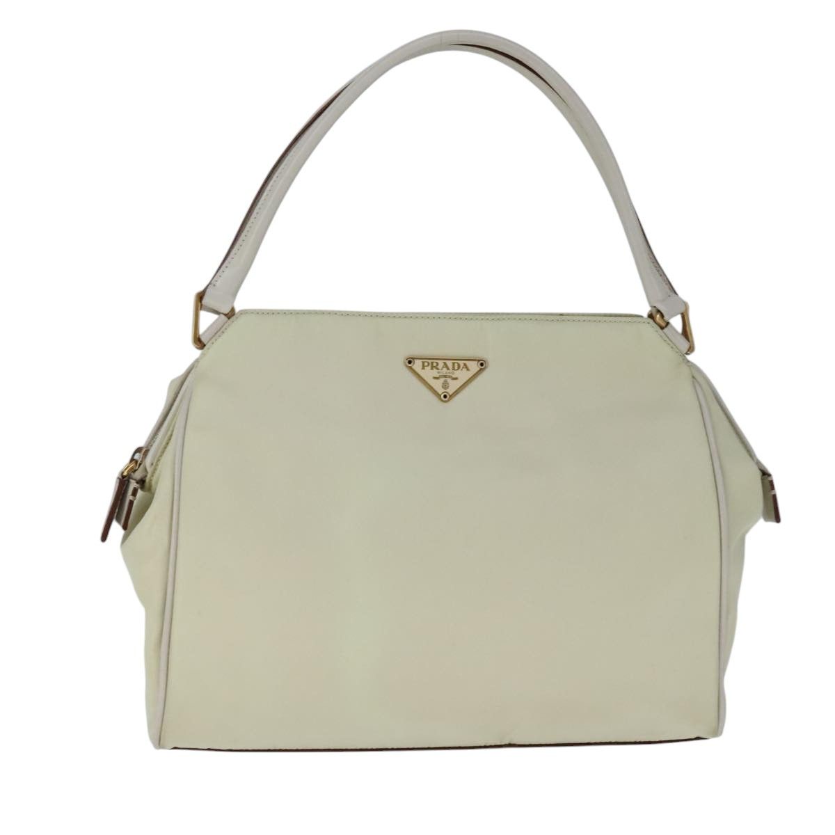 Prada Tessuto White Synthetic Handbag (Pre-Owned) Size ONE SIZE - 1 Thumbnail