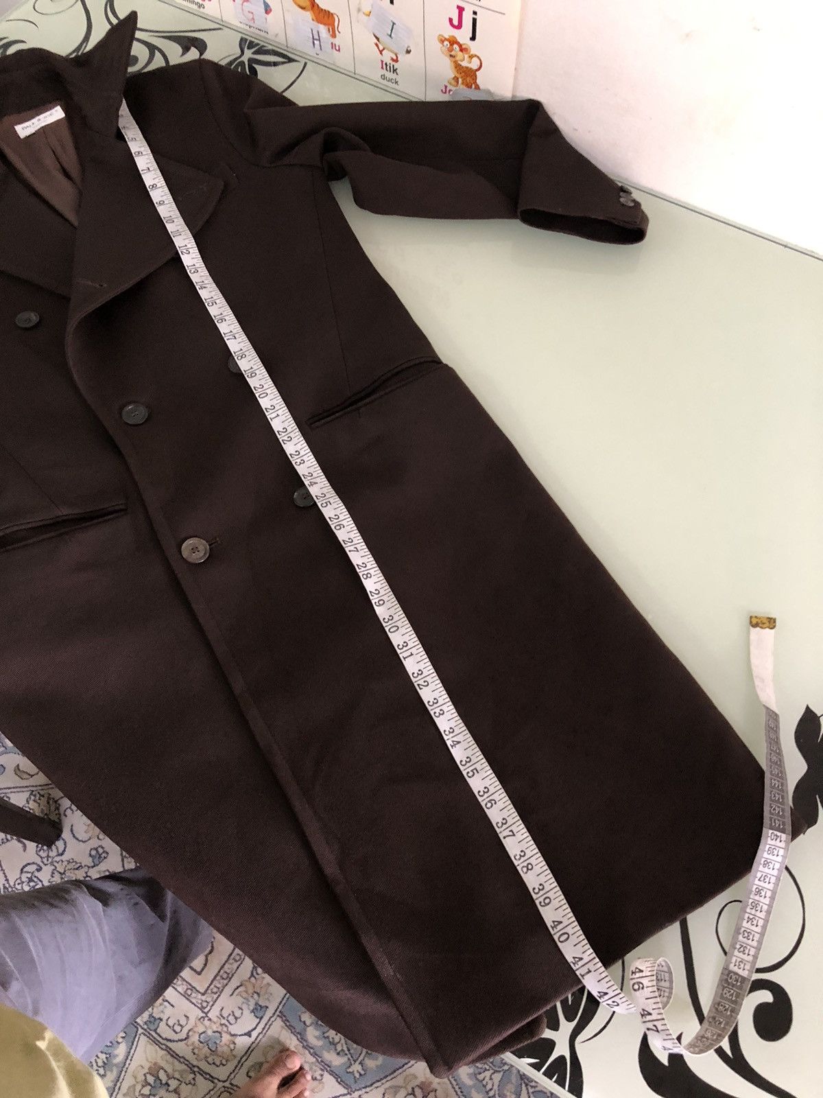 Vintage Luxury❗️France Taylor Paul & Joe Heavy Long Coat Size US S / EU 44-46 / 1 - 19 Thumbnail
