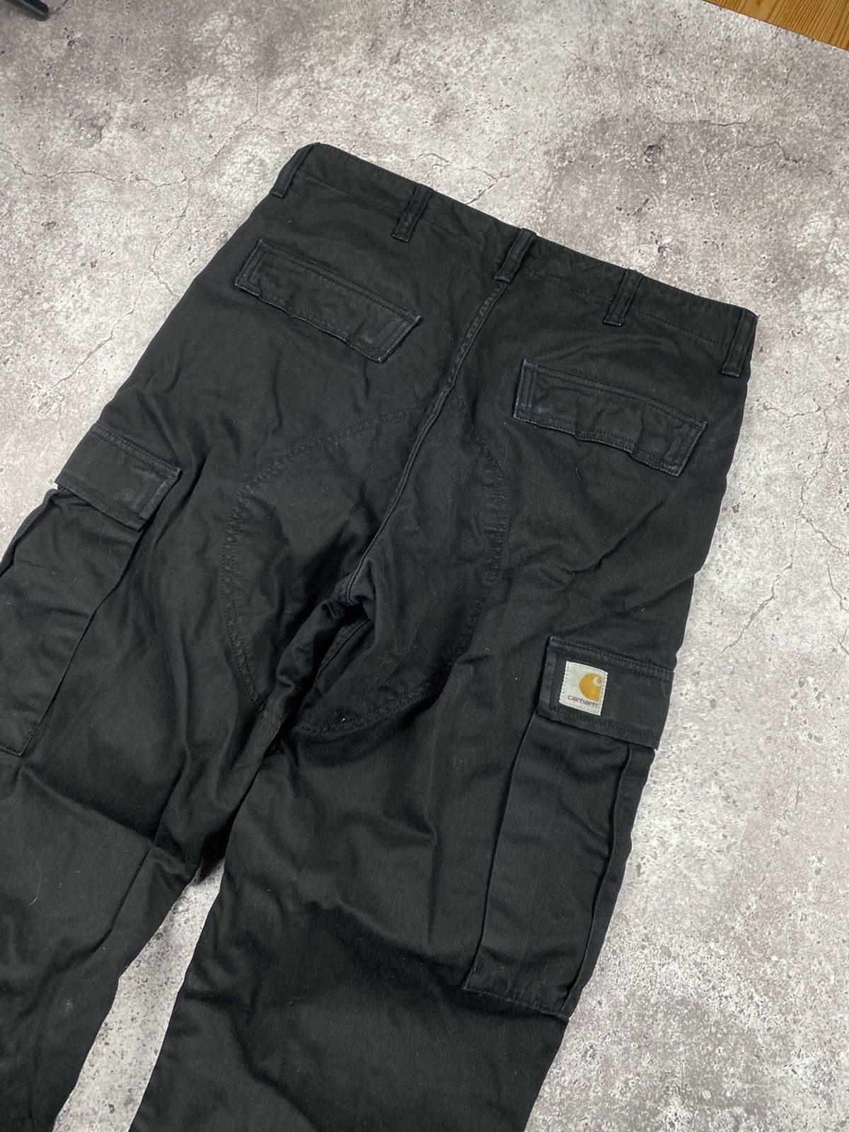 Carhartt × Vintage Vintage Carhartt Cargo Y2K baggy Black Pants Travis Style Size US 30 / EU 46 - 7 Thumbnail