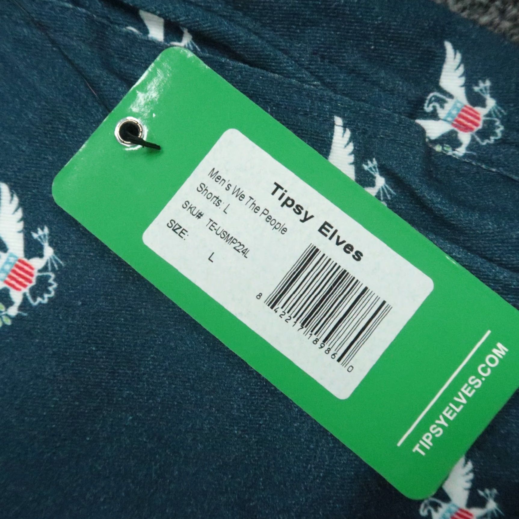 Vintage Tipsy Elves Shorts Mens Large Blue We The People Chino Lightweight NWT Size US 33 - 4 Thumbnail