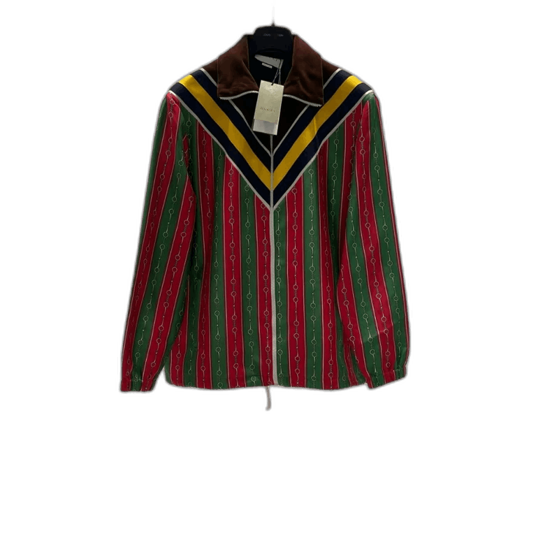 Gucci V-shaped Woven Jacket with Tags-yf
