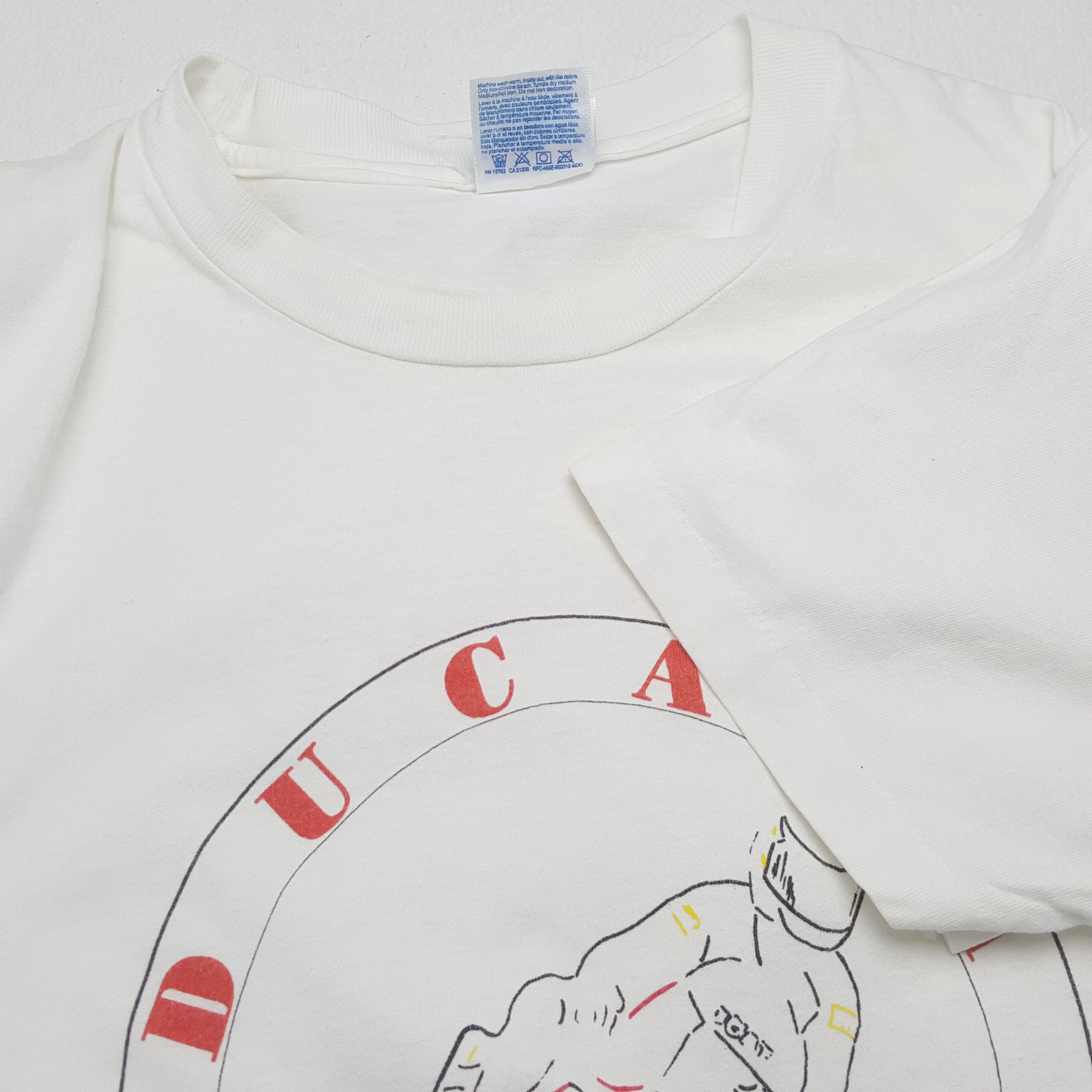 Ducati × Vintage DUCATI WORLD CHAMPIONS Vintage Tshirt Center Design Size US M / EU 48-50 / 2 - 7 Thumbnail