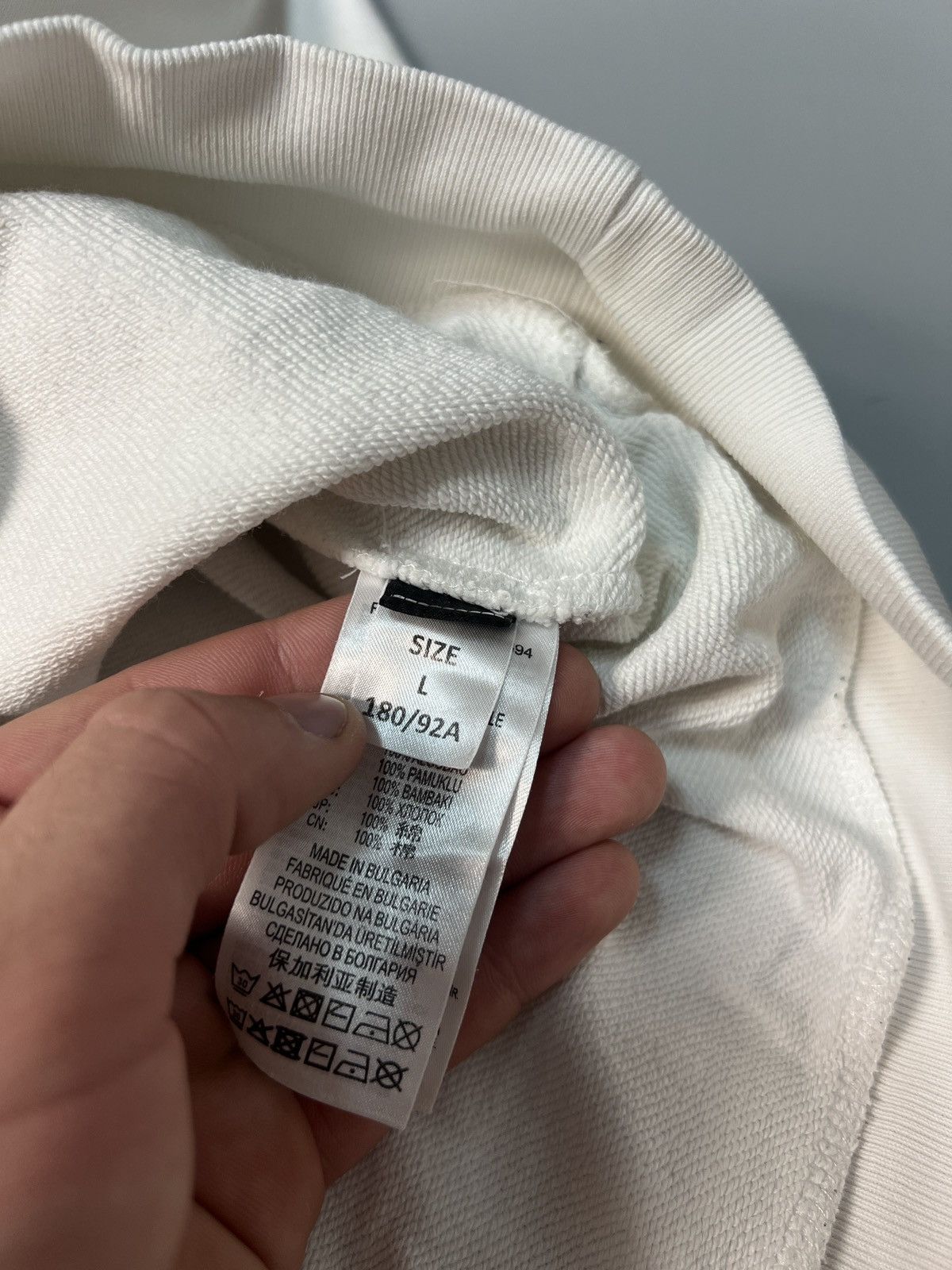 Diesel × Vintage Vintage Diesel white Hoodie Size US L / EU 52-54 / 3 - 7 Thumbnail