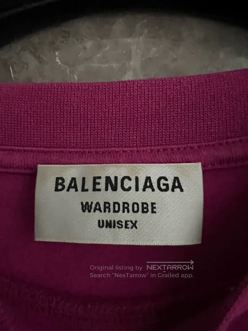 Balenciaga Balenciaga Fuchsia Coke Embroidered Short Sleeve S Size US S / EU 44-46 / 1 - 3 Thumbnail