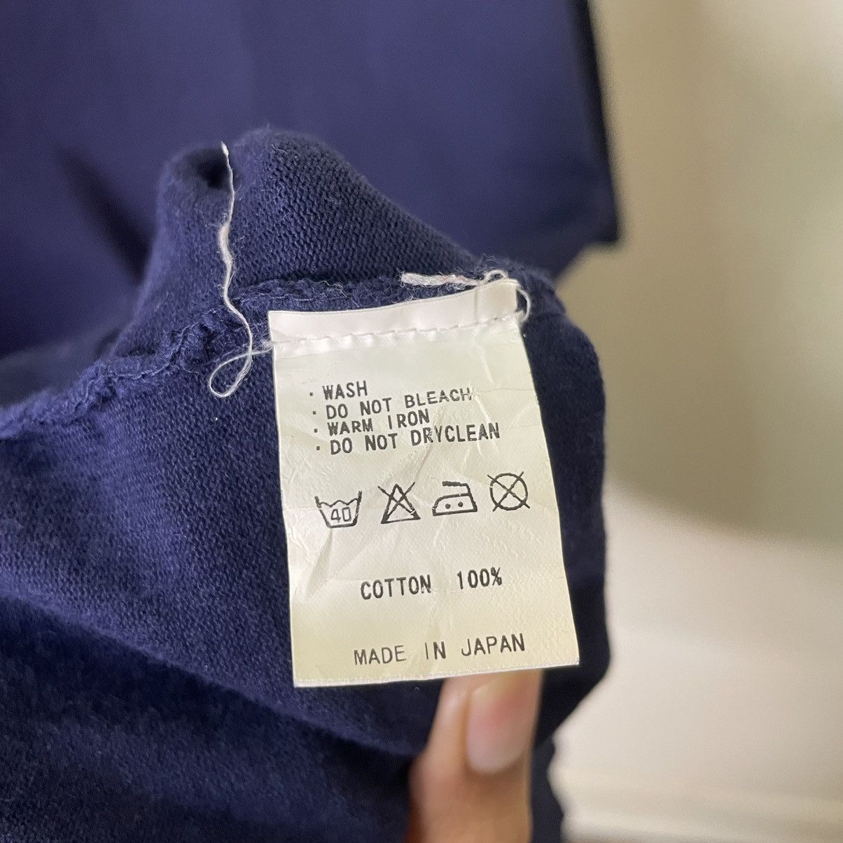 Japanese Brand × Toyo Enterprises Tone by Wism Toyo Enterprise Navy Blank Tee Made in Japan Size US L / EU 52-54 / 3 - 5 Thumbnail