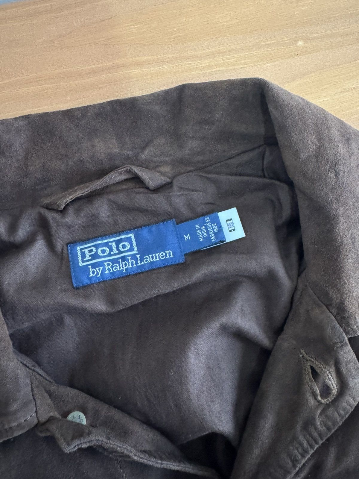 Polo Ralph Lauren Polo Ralph Lauren Goat Suede Trucker Jacket Tobacco Brown Size US M / EU 48-50 / 2 - 8 Thumbnail