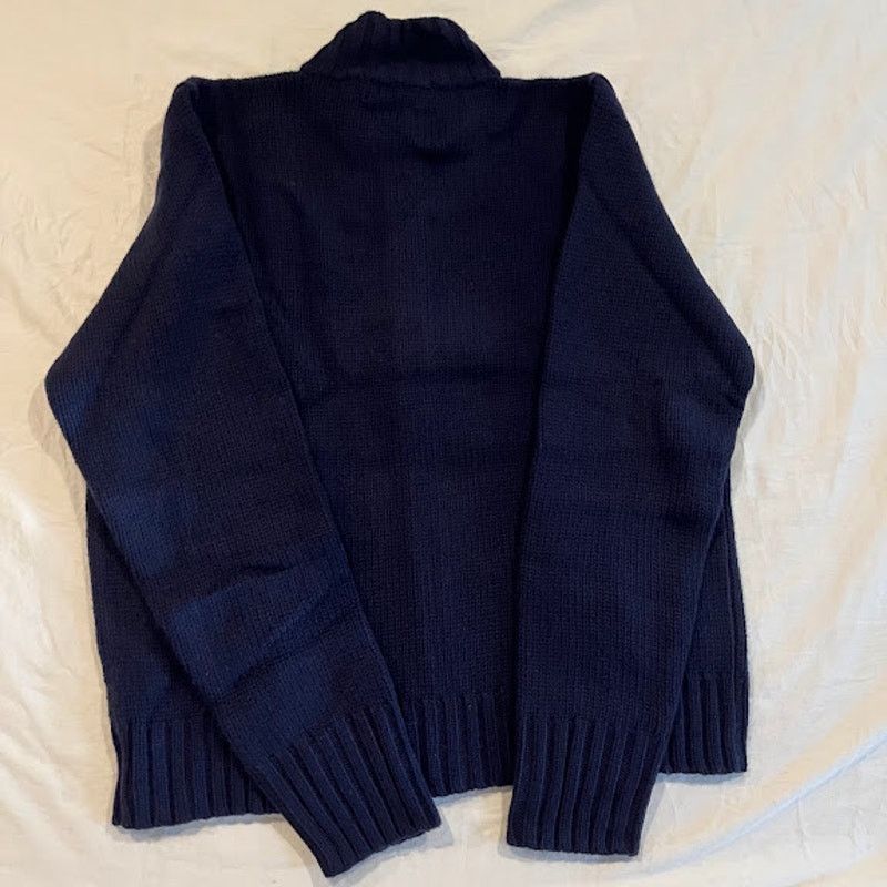 Polo Ralph Lauren NWT VTG NOS Polo Ralph Lauren Wool Mock Full Zip Sweater Size US XL / EU 56 / 4 - 9 Thumbnail