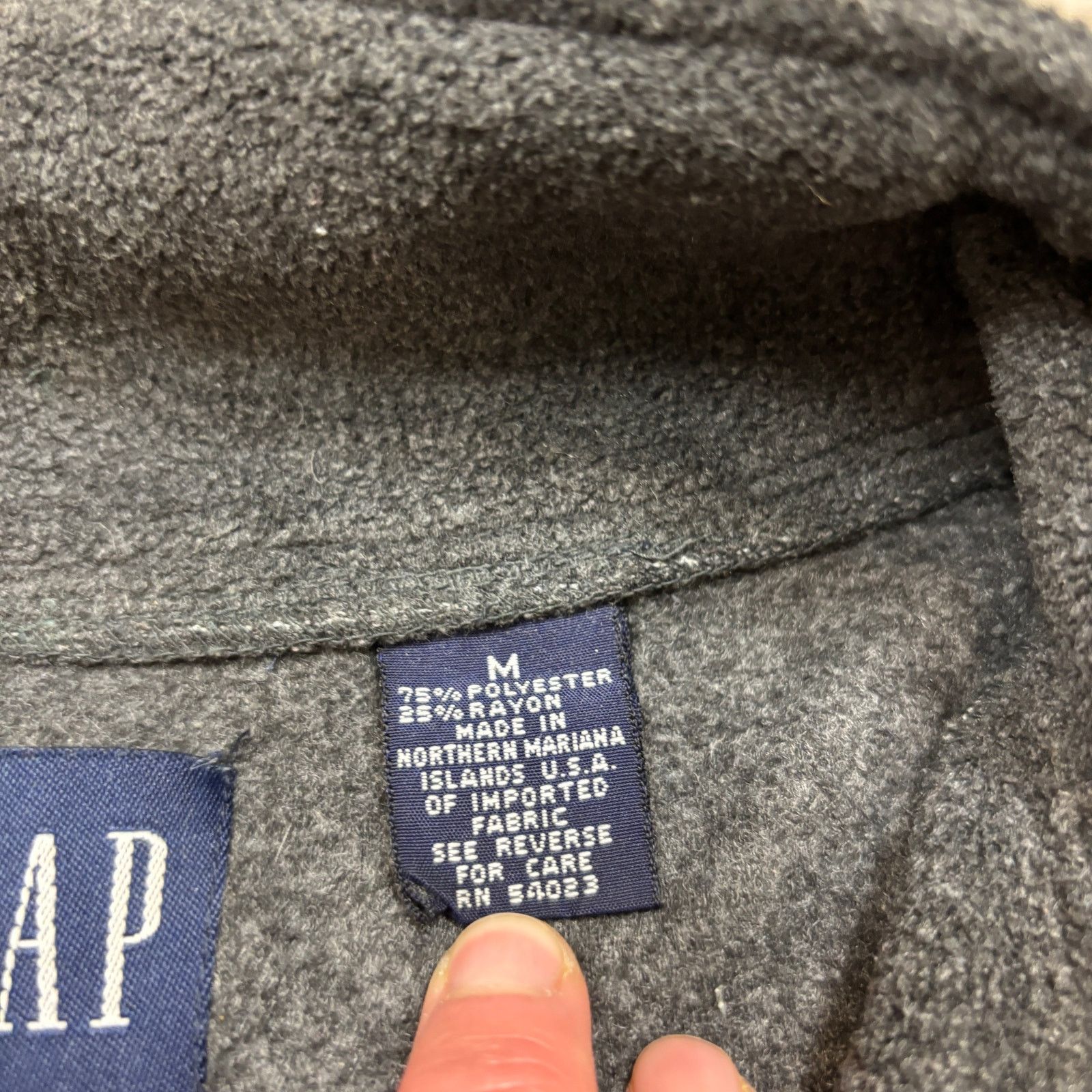 Gap × Vintage Vintage Gap Athletic Spellout 1/4 Zip Fleece Pullover Mens M Size US M / EU 48-50 / 2 - 5 Thumbnail