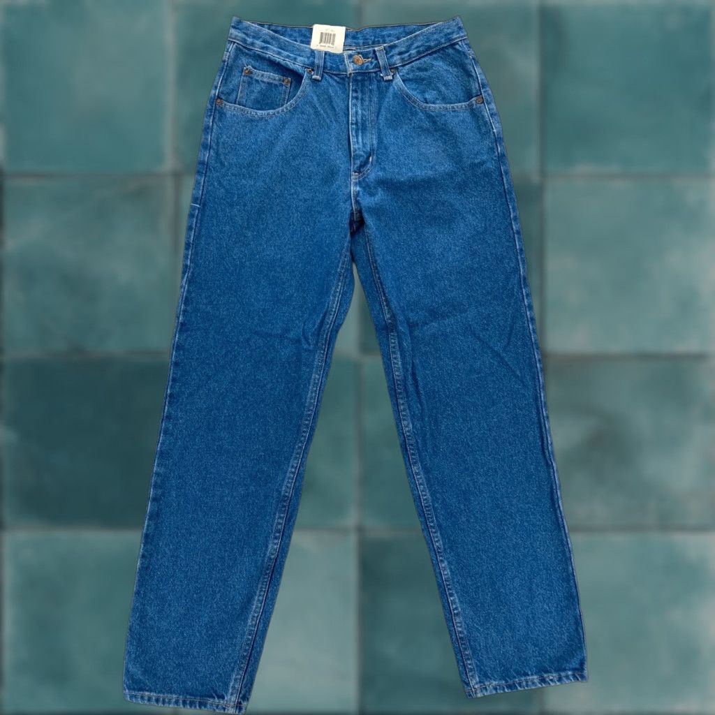 Denime VINTAGE John Henry Jeans Mens 30x30 Relaxed Fit Straight Blue Denim Pant NWT Pants Mens 30 Blue Denim Straight Jeans John Henry Size US 30 / EU 46 - 1 Thumbnail