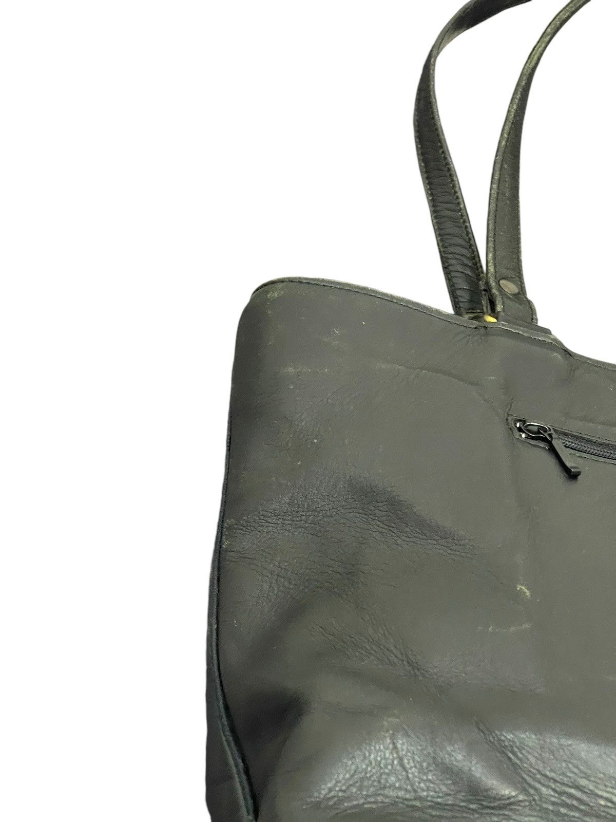 Genuine Leather Full Leather Vtg Unknown Japan Tote Shoulder Bag 1🟩0 Size ONE SIZE - 13 Thumbnail