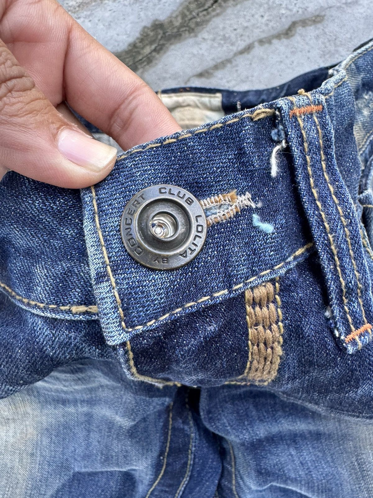 If Six Was Nine LOLITA JEANS Distressed Denim Size 34 Size US 34 / EU 50 - 5 Thumbnail