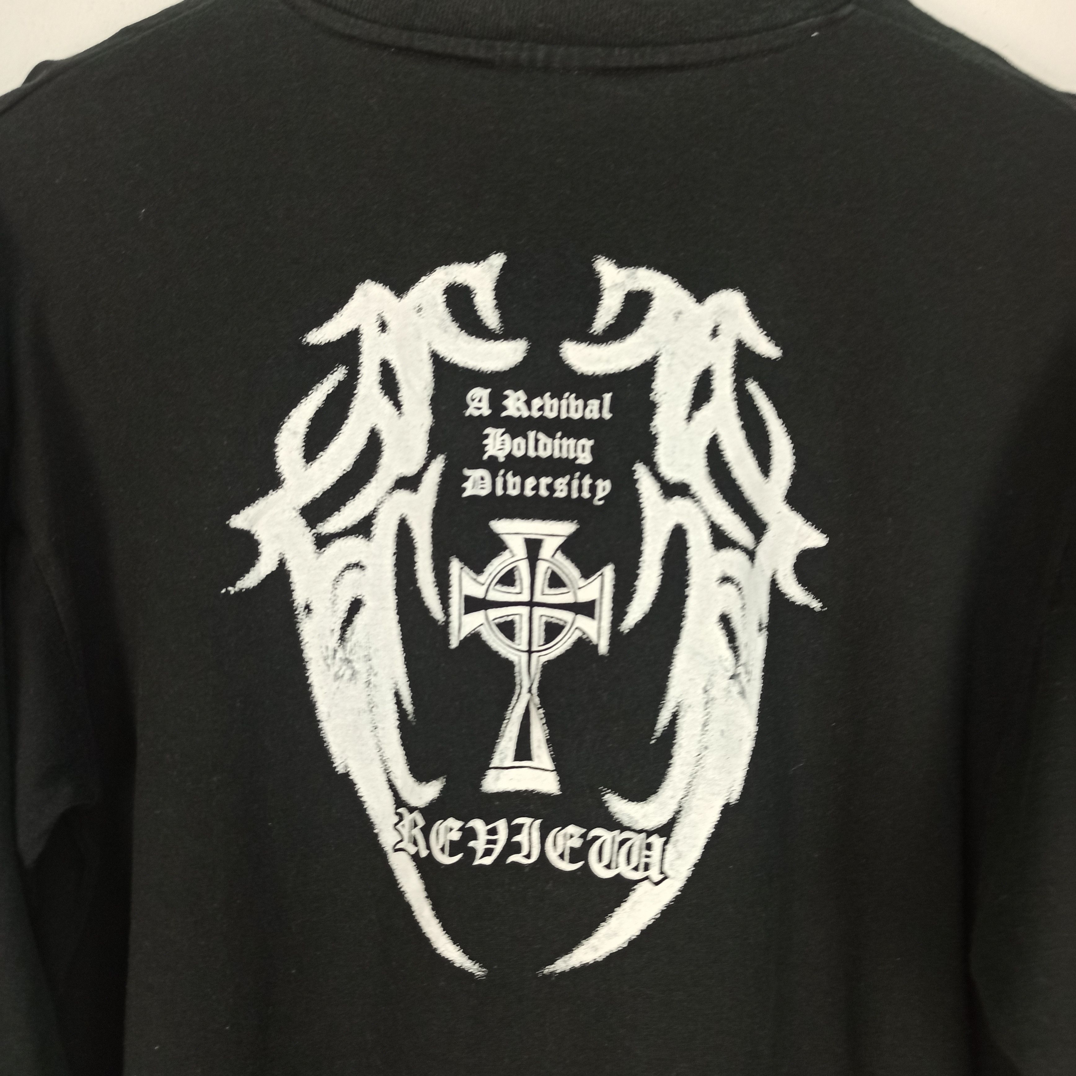Hysteric Glamour Rare Poem Staffa Japanese Brand Cross Logo Long Tshirt Size US M / EU 48-50 / 2 - 6 Thumbnail