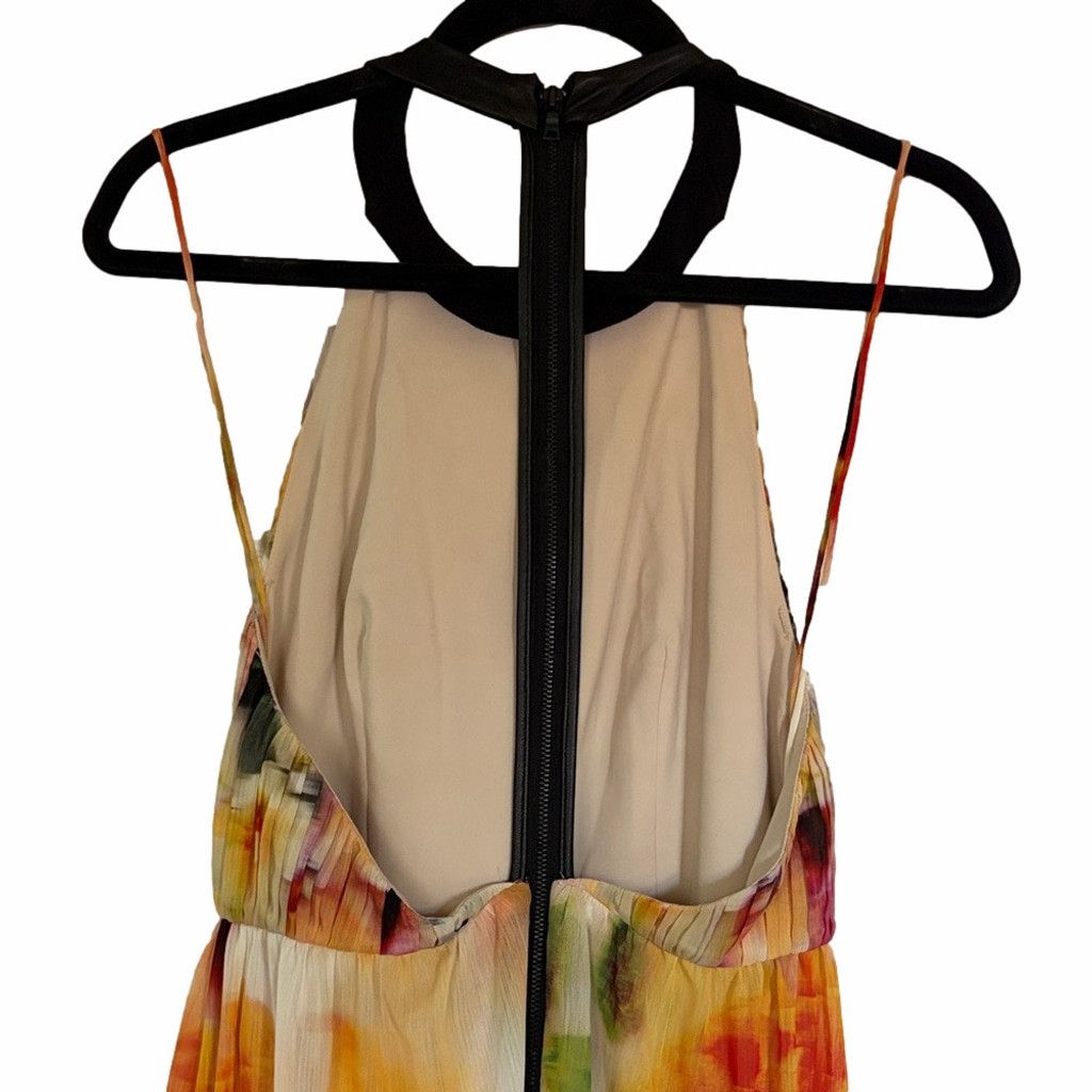 Alice + Olivia Alice + Olivia Ryan High Neck Leather T-Back | EUC | Sz 4 Size S / US 4 / IT 40 - 5 Thumbnail