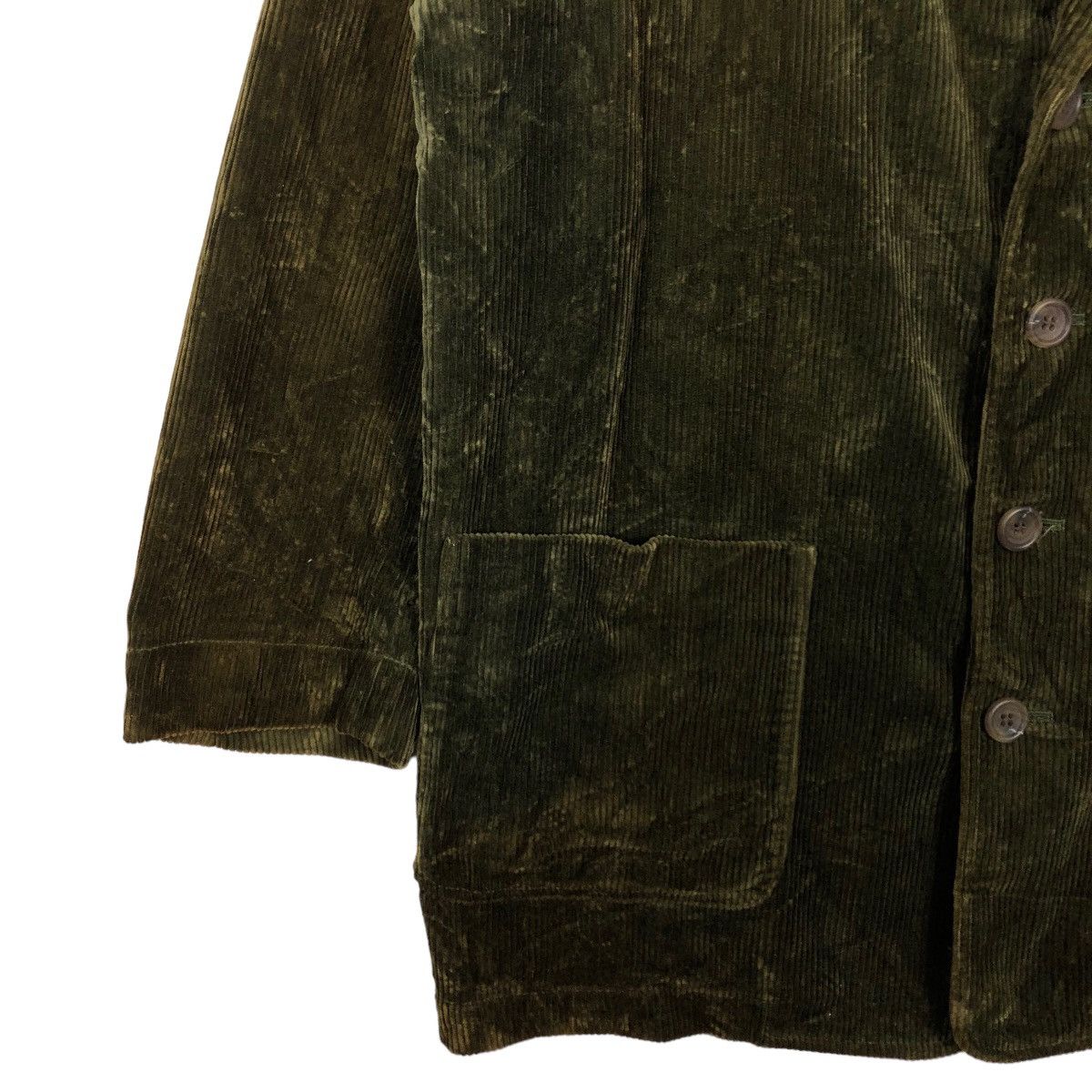 Margaret Howell 🔥Rich Green - Double Breast Chore Work Jacket Corduroy Size US M / EU 48-50 / 2 - 3 Thumbnail