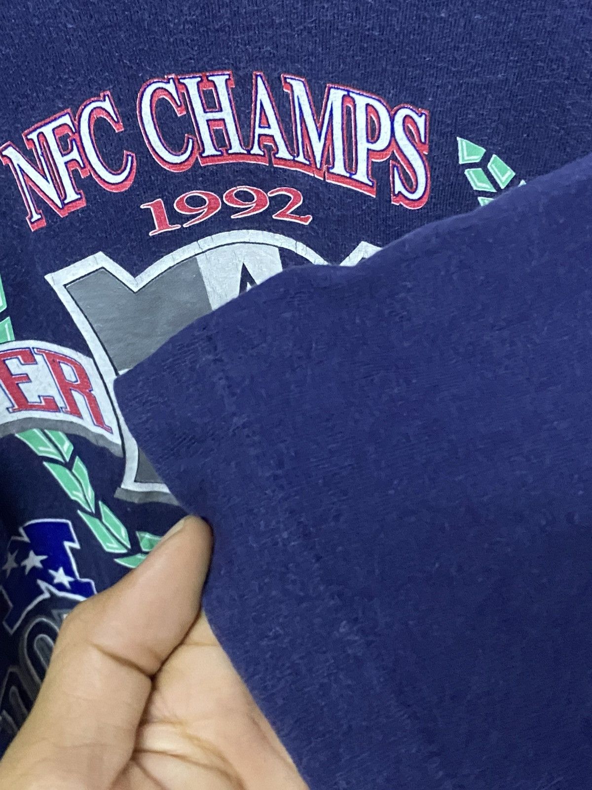 Fruit Of The Loom Vintage 1992 nfl super bowl dallas cowboys Size US L / EU 52-54 / 3 - 4 Thumbnail