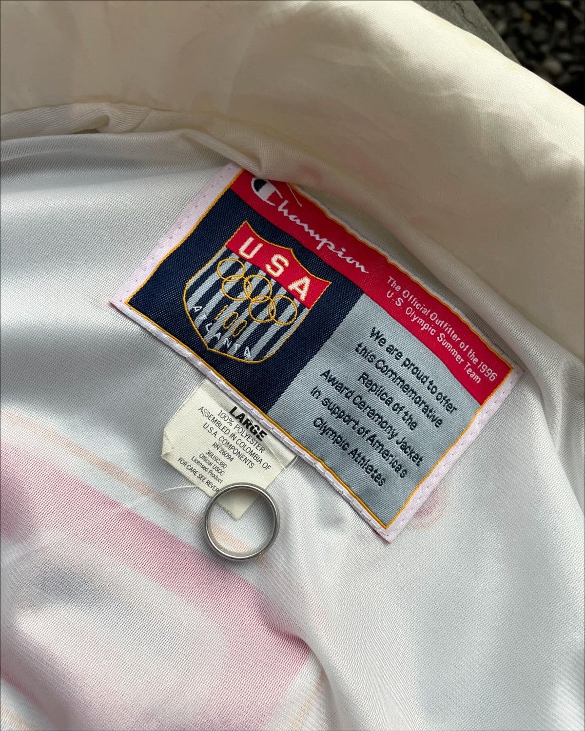 Champion × USA Olympics × Vintage Champion Vintage 1996 Atlanta olympic team Size US L / EU 52-54 / 3 - 9 Thumbnail