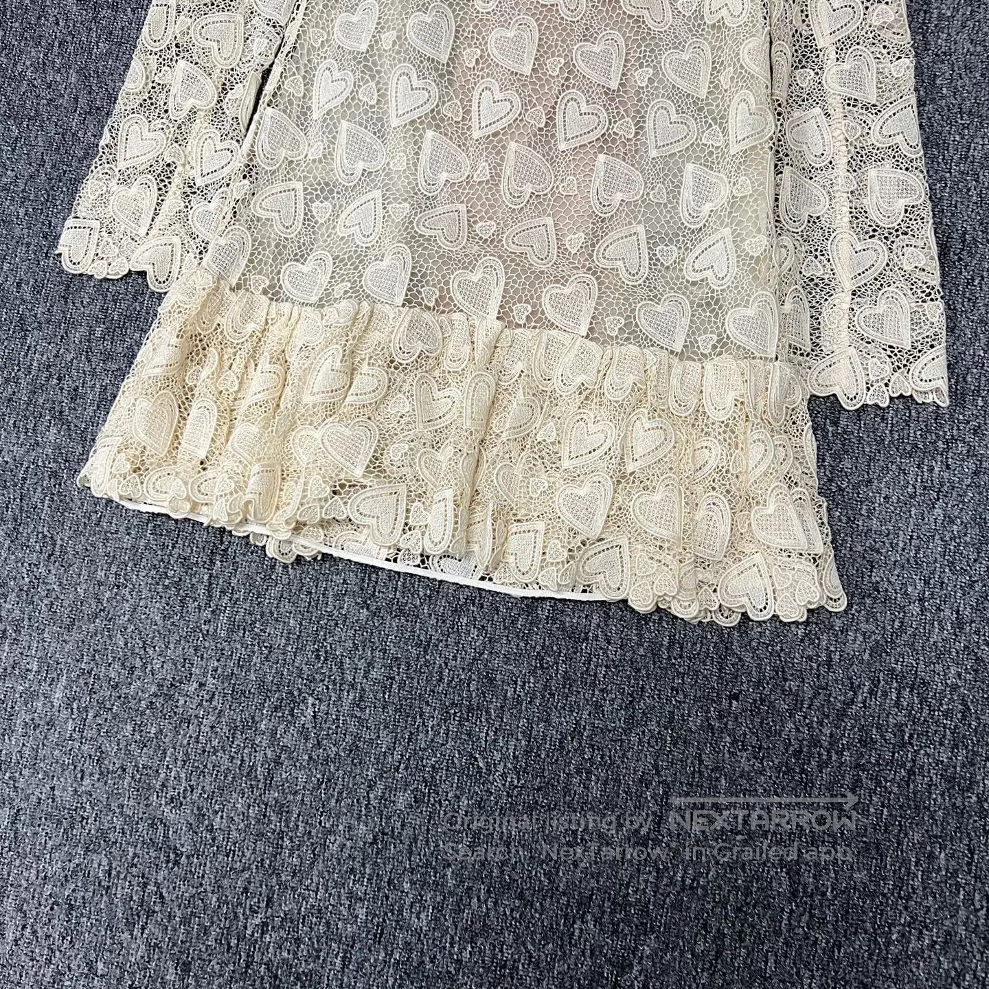 Miu Miu miu miu size 40 Love lace dress| Size L / US 10 / IT 46 - 5 Thumbnail