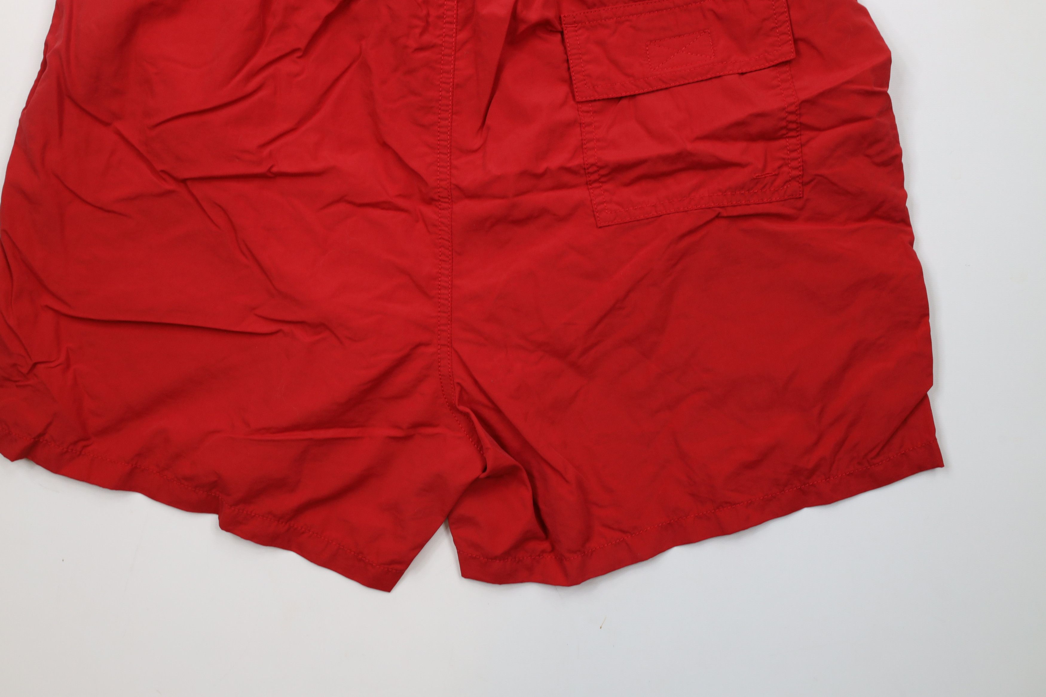 Ralph Lauren × Vintage Vintage 90s Ralph Lauren Above Knee Shorts Swim Trunks Red Size US 36 / EU 52 - 10 Thumbnail