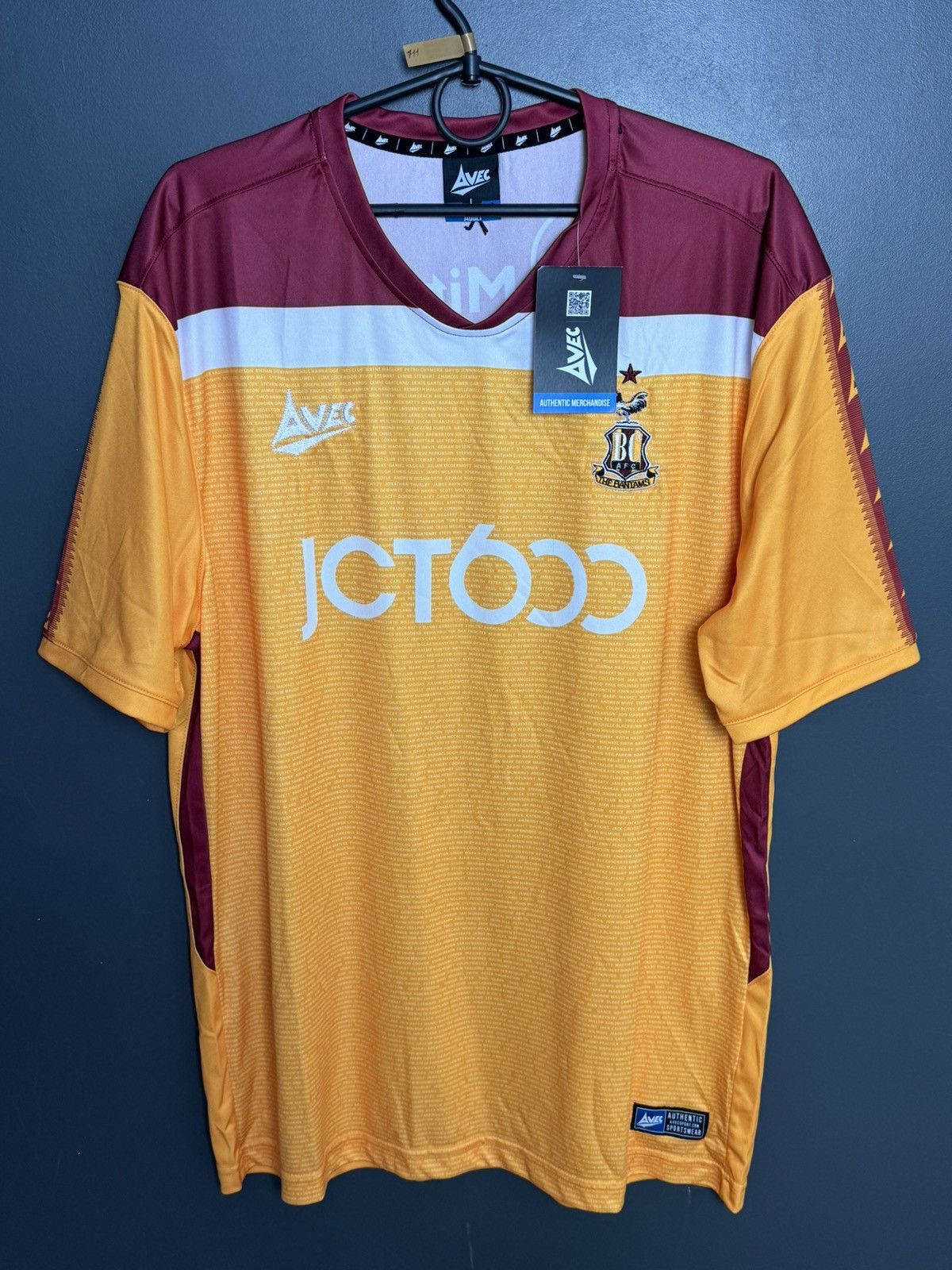 Other New Bradford City 21/22 Special Football Jersey Size US L / EU 52-54 / 3 - 1 Thumbnail
