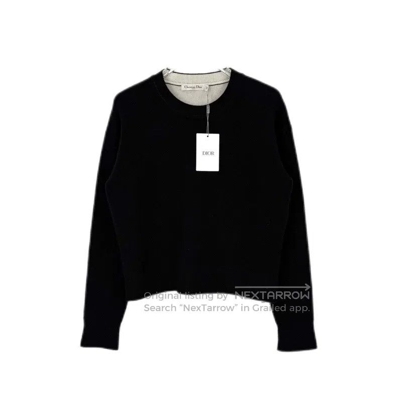 Dior Dior Black number 8 cashmere sweater Size XS / US 0-2 / IT 36-38 - 1 Thumbnail