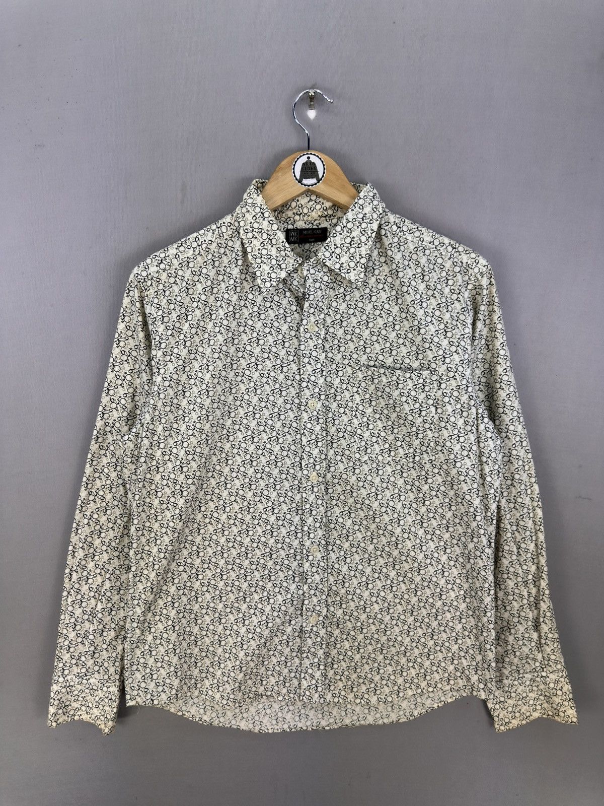 Michel Klein Michel Klein Homme Fullprint Flannel Shirt Button Up Size US M / EU 48-50 / 2 - 1 Thumbnail