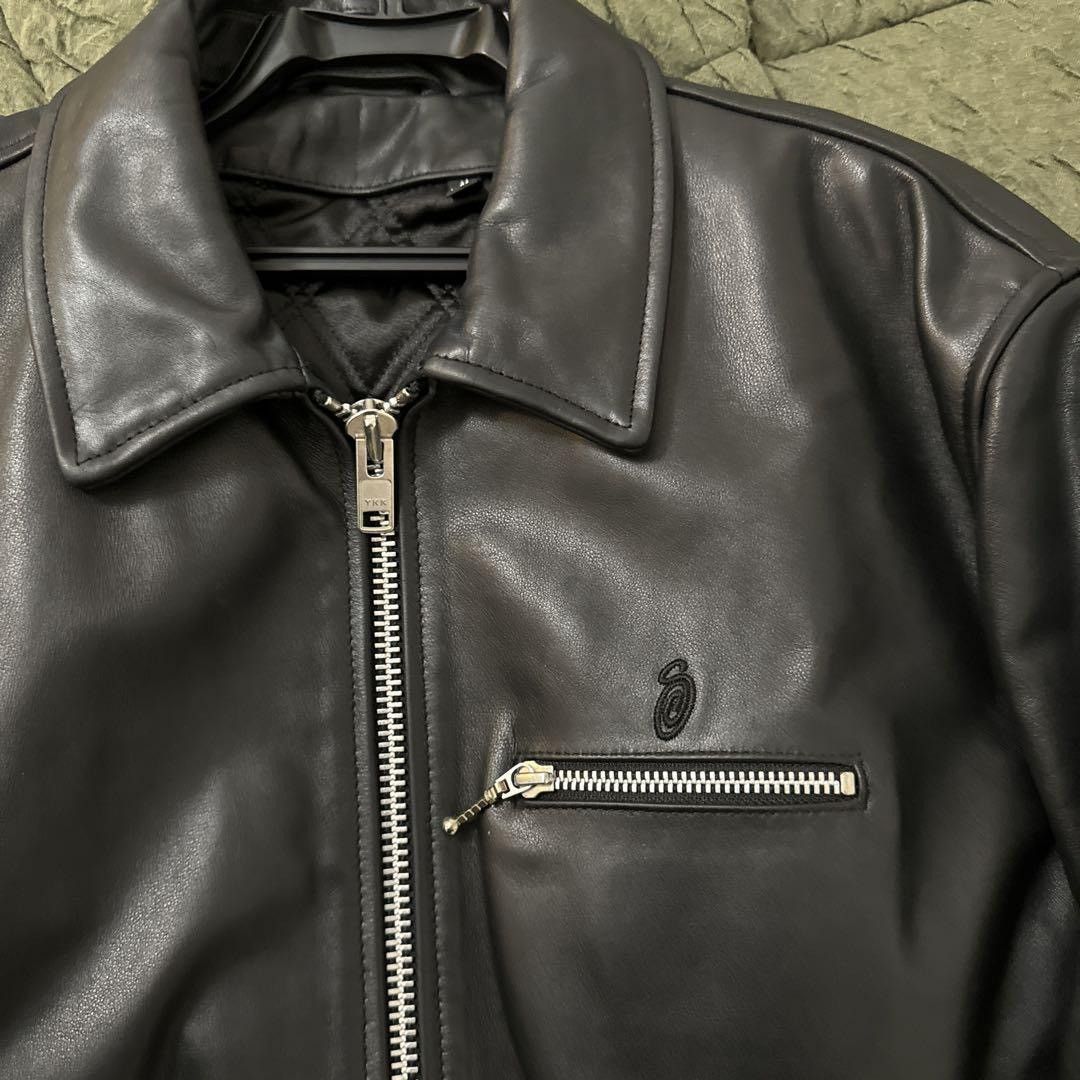 Stussy STUSSY LEATHER BING JACKET Size US S / EU 44-46 / 1 - 10 Thumbnail