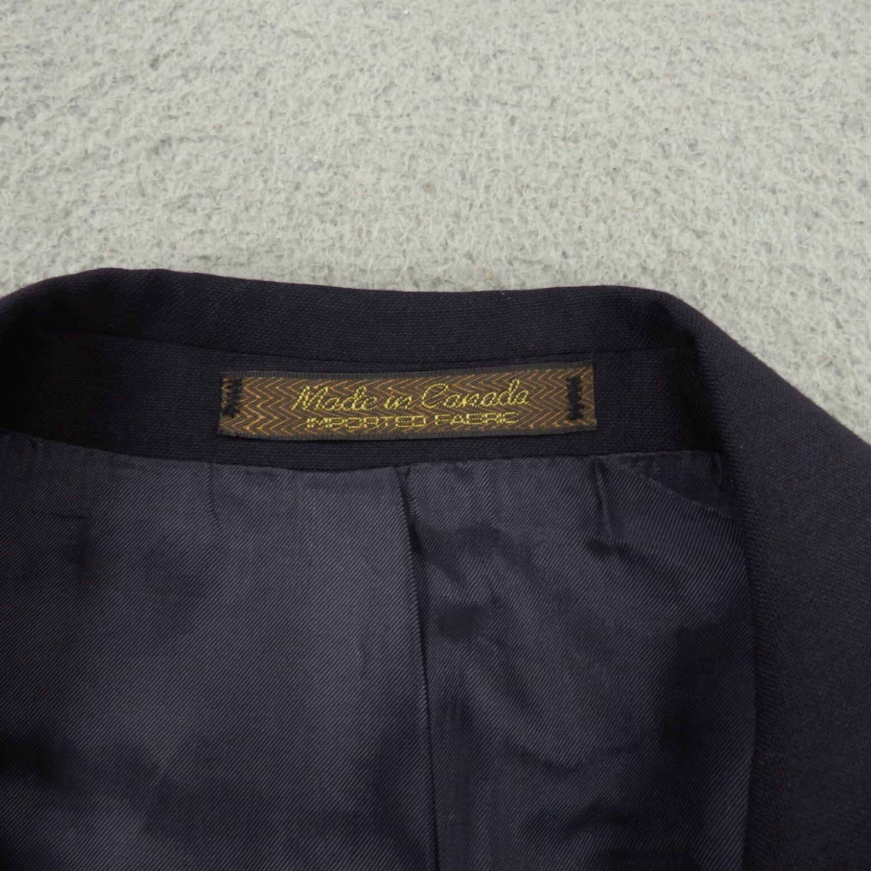 Ralph Lauren VINTAGE Ralph Lauren Chaps Blazer Mens 44R Navy Gold Buttons Jacket Sport Coat Size 44R - 6 Thumbnail