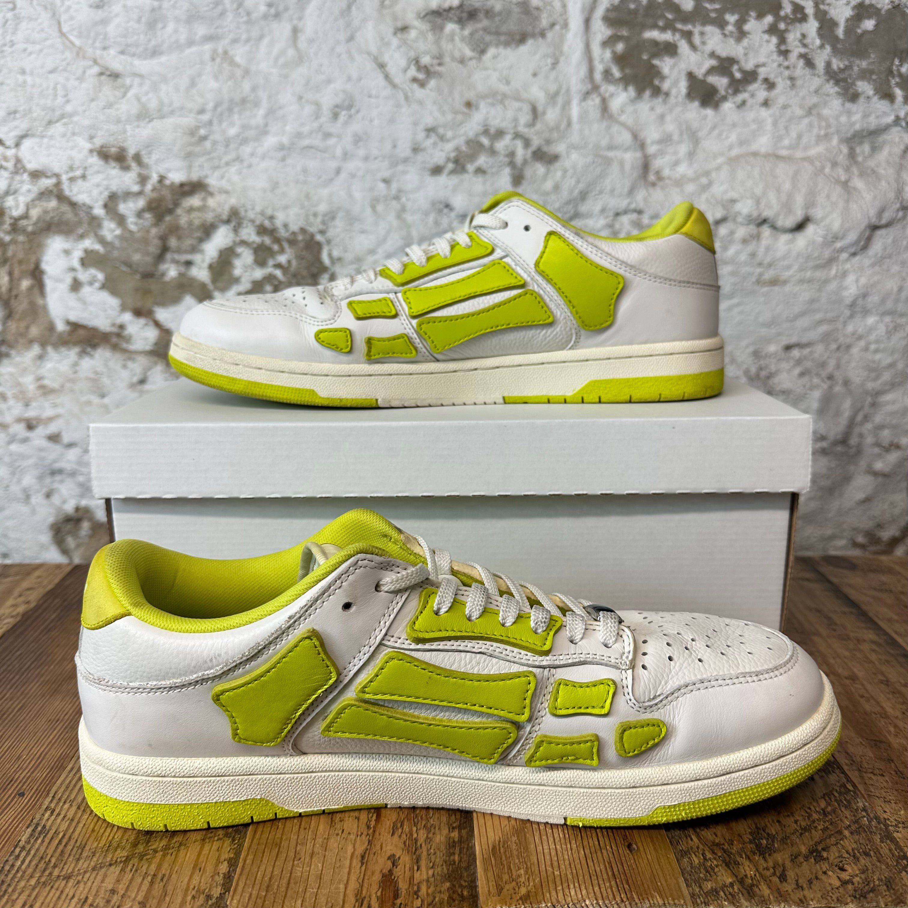 Amiri Amiri Neon Skeleton White Low Sneaker Sz 12 (45) Size US 12 / EU 45 - 2 Thumbnail