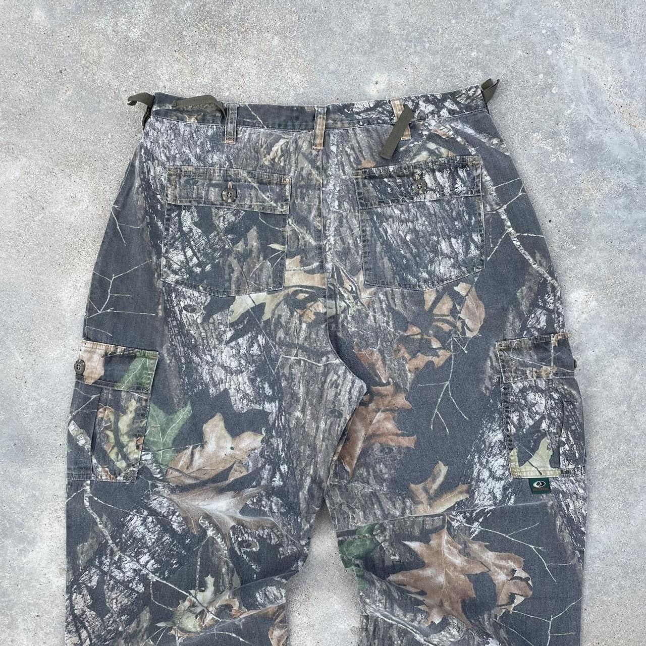 Japanese Brand × Vintage Crazy vintage essential 90s baggy faded camo pants Size US 36 / EU 52 - 6 Thumbnail